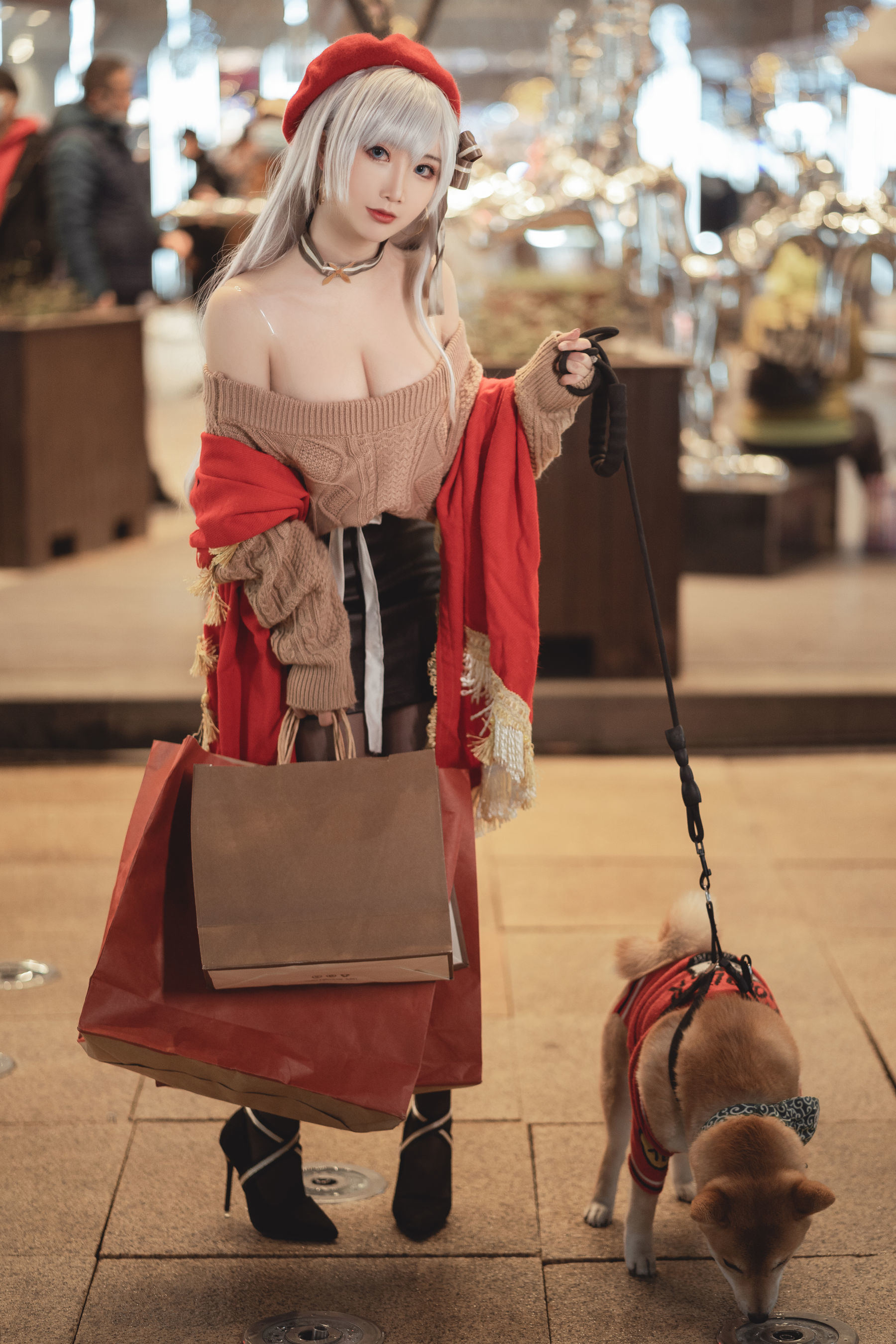 Internet Celebrity Coser Photobook] Cute Popular Coser Mianbing Xianer - Christmas Befa