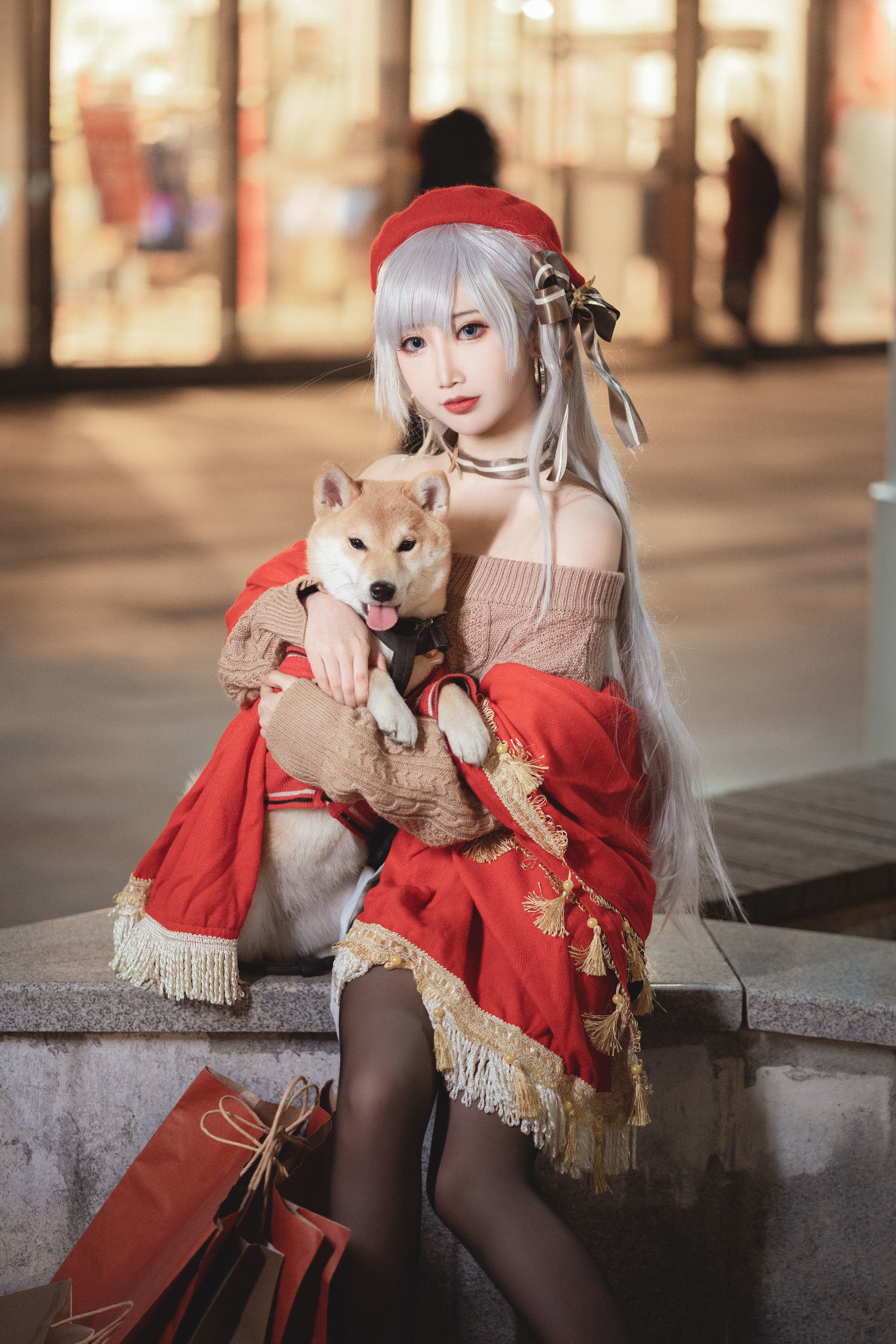 Internet Celebrity Coser Photobook] Cute Popular Coser Mianbing Xianer - Christmas Befa