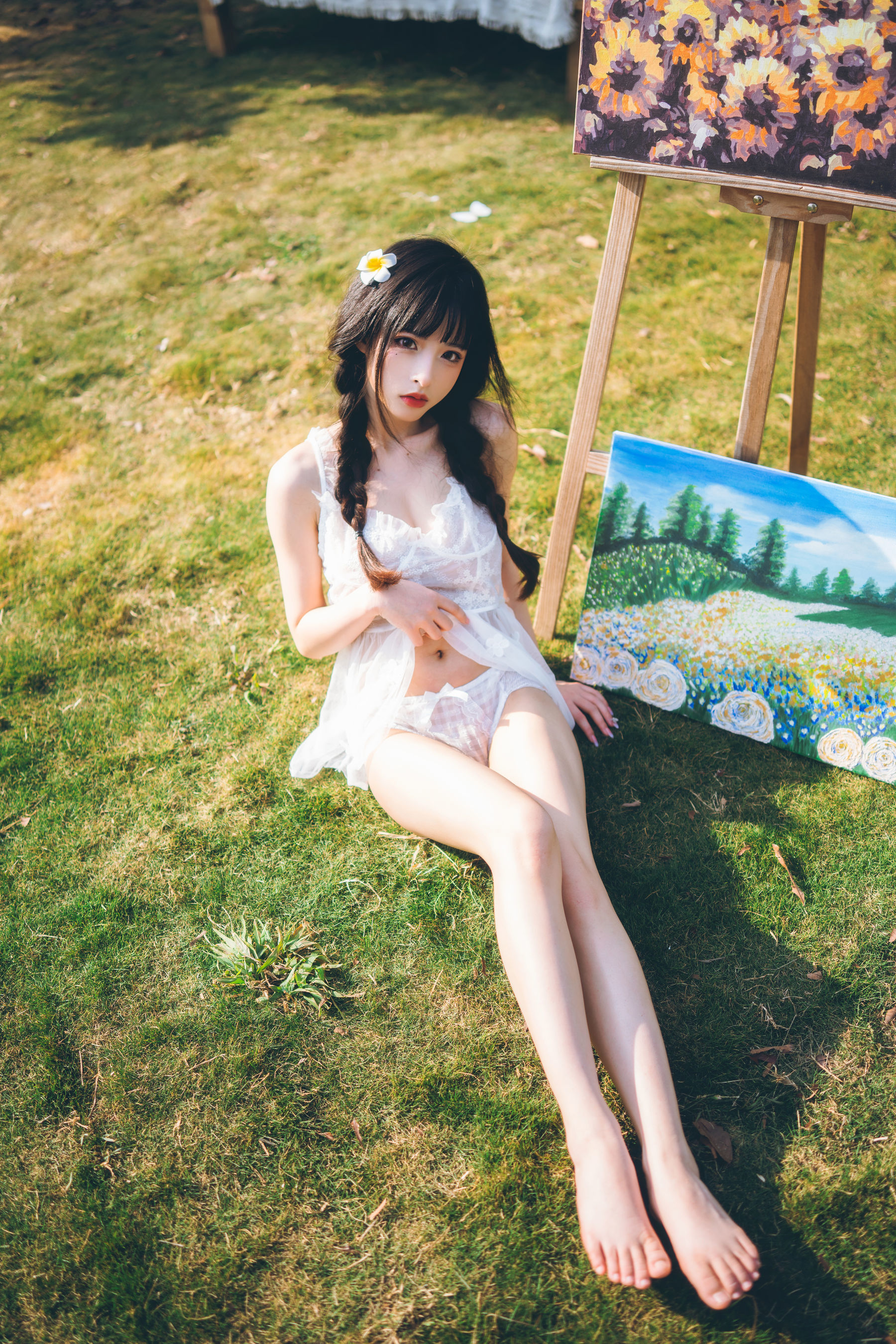 Internet Celebrity COSER Photo Album] Stunner Shimizu Yuno - Pastoral Fresh Style 01