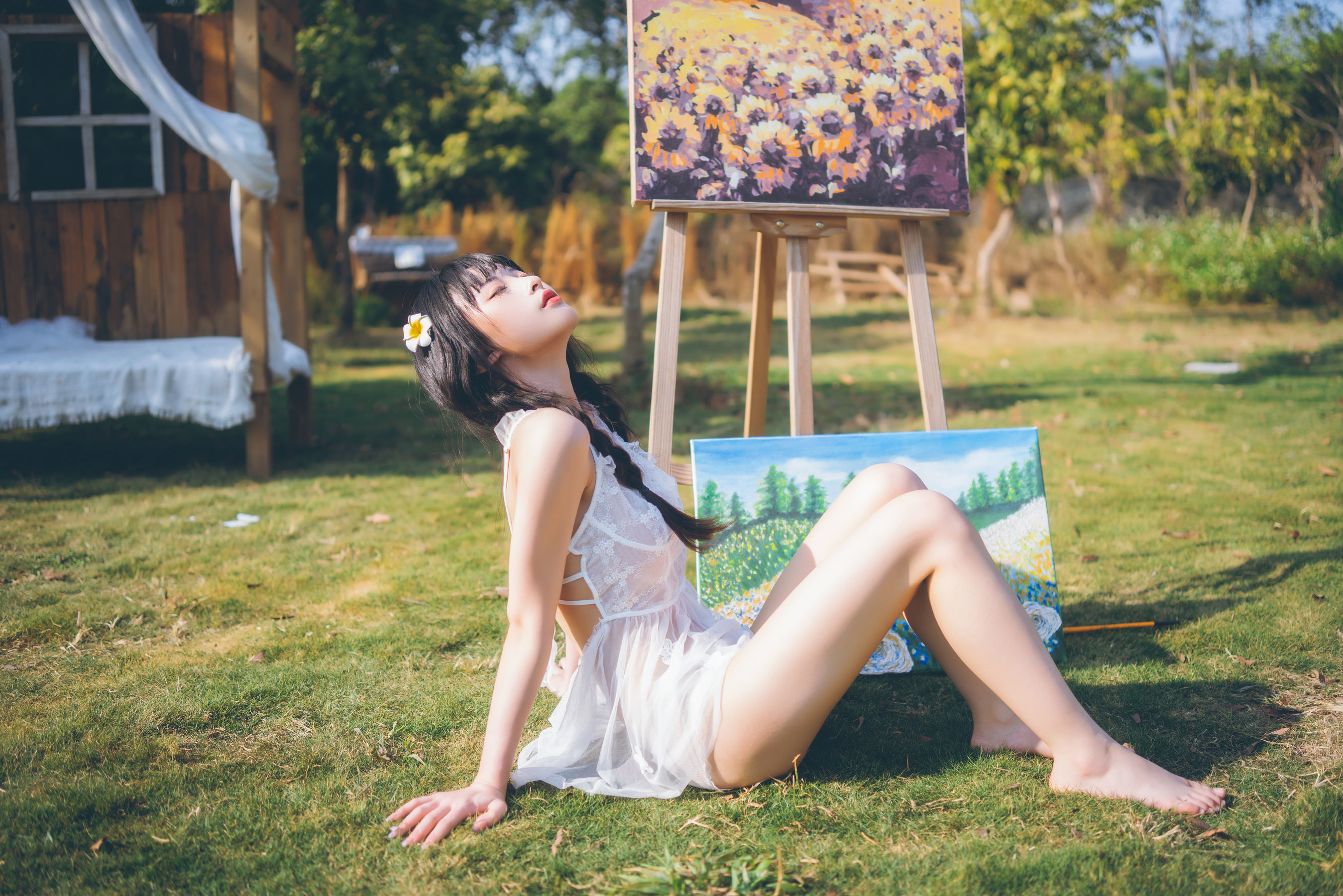 Internet Celebrity COSER Photo Album] Stunner Shimizu Yuno - Pastoral Fresh Style 01