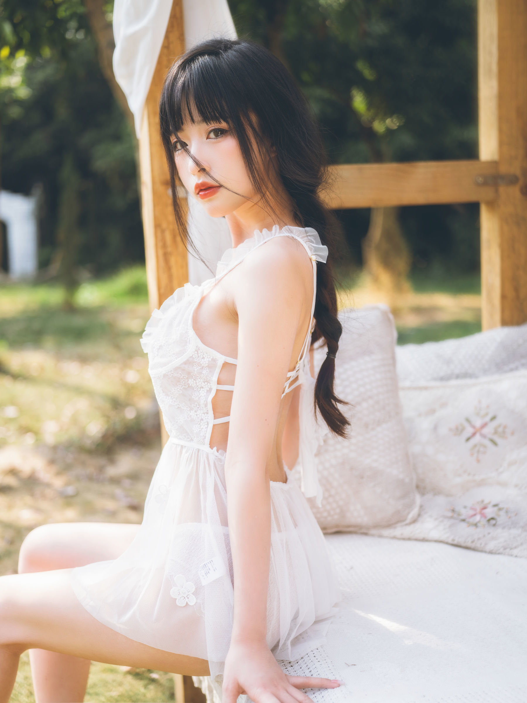 Ảnh Coser Ngôi sao Mạng] Mỹ nhân Shimizu Yui - Phong cách Đồng quê Tươi mới 01