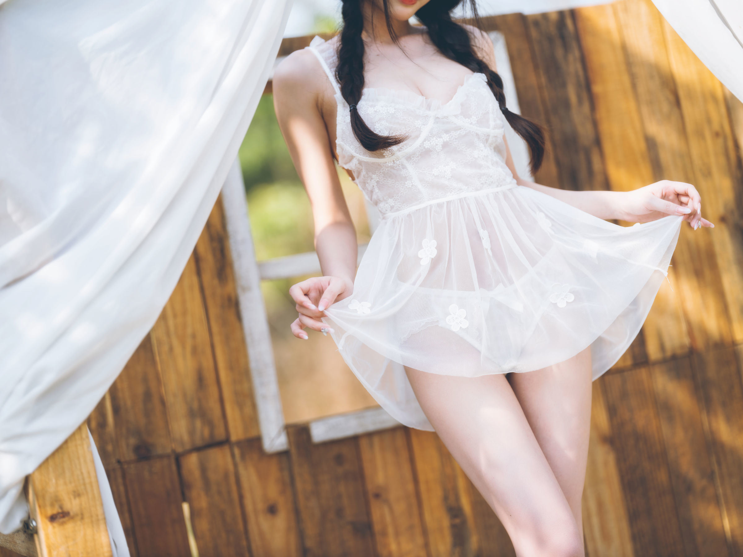 Ảnh Coser Ngôi sao Mạng] Mỹ nhân Shimizu Yui - Phong cách Đồng quê Tươi mới 01