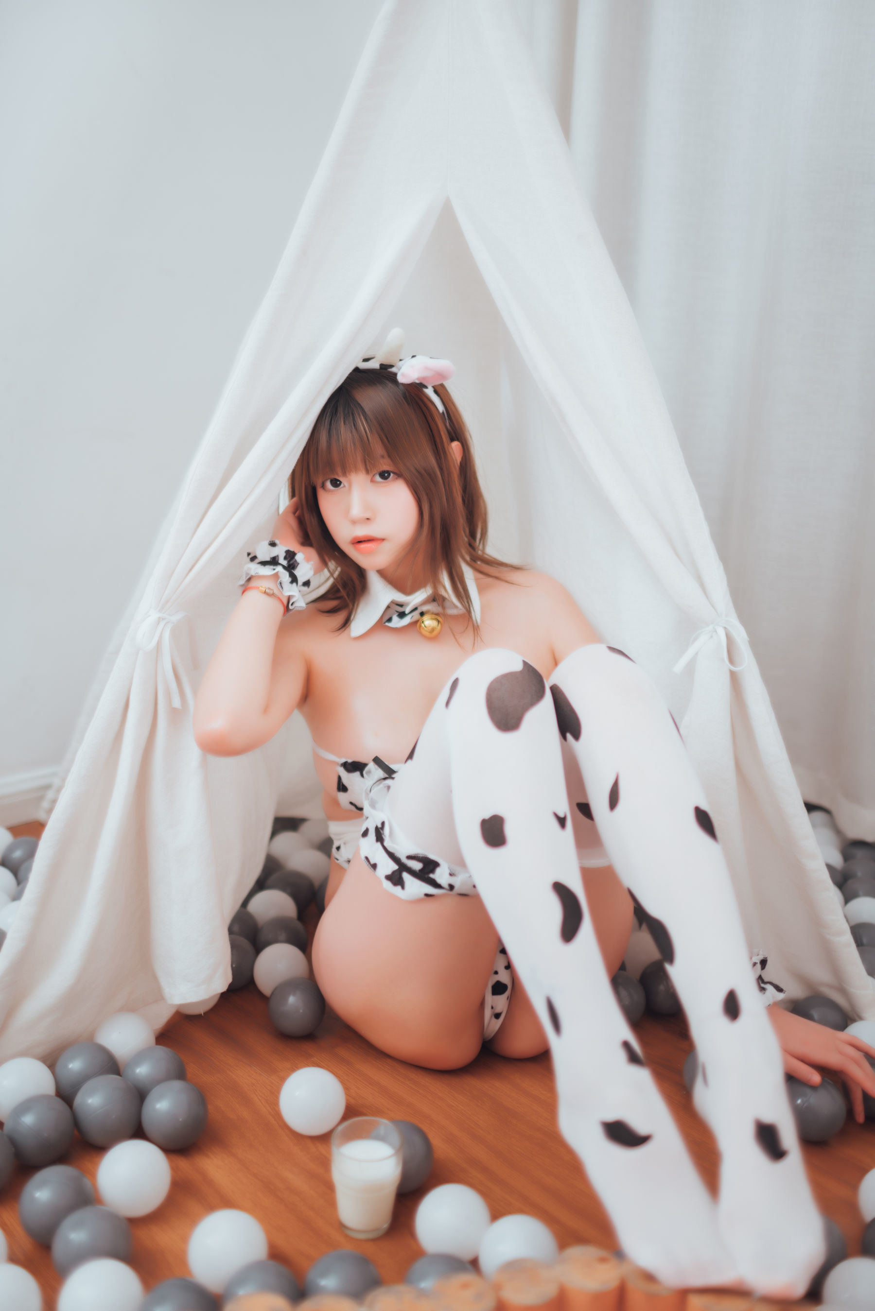 網紅COSER寫真] 萌妹奈汐醬nice - 牛年大吉 奶牛