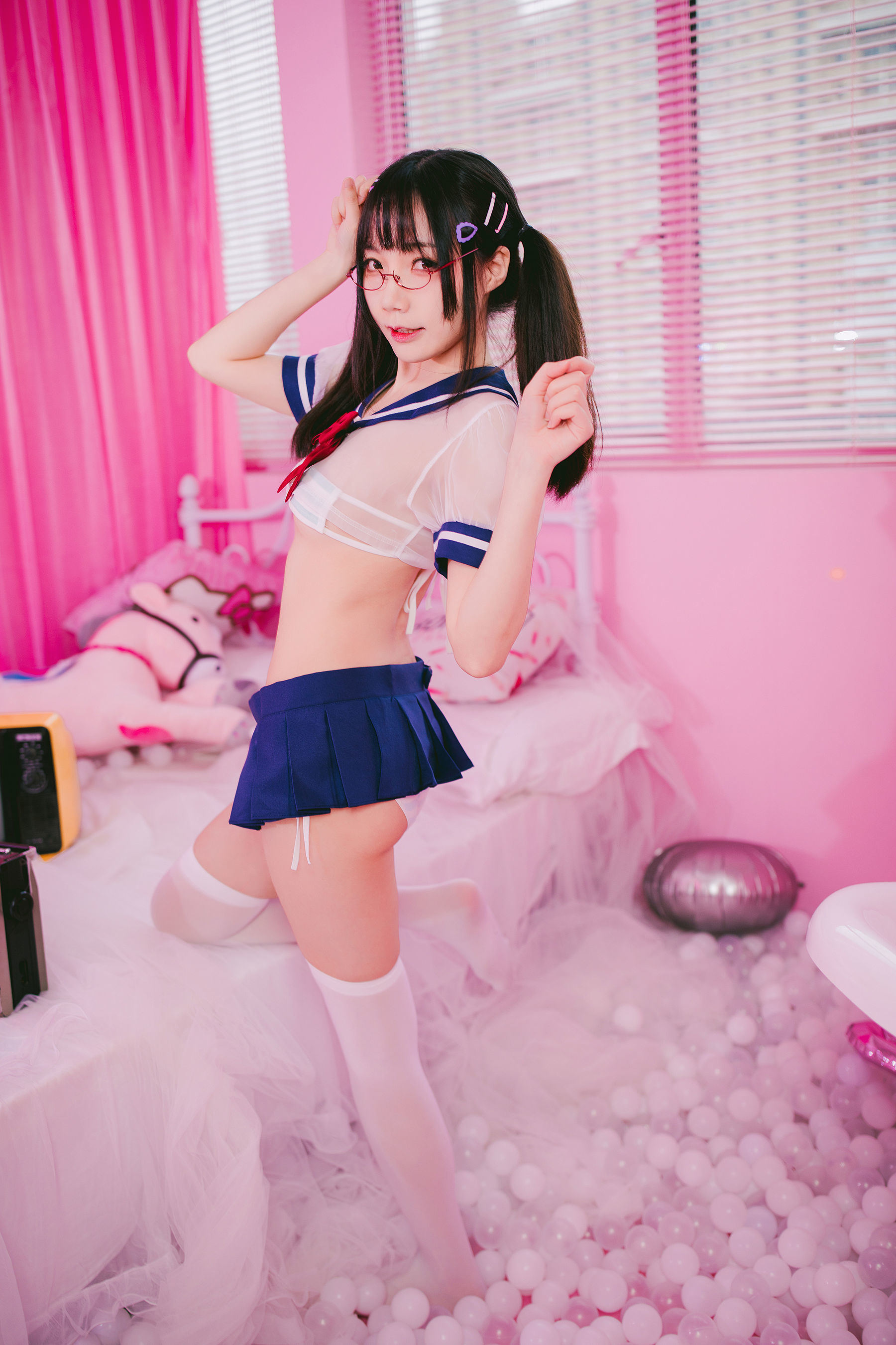 ネット有名人 COSER 写真] ロリータ福利 真央（Mao） - JK
