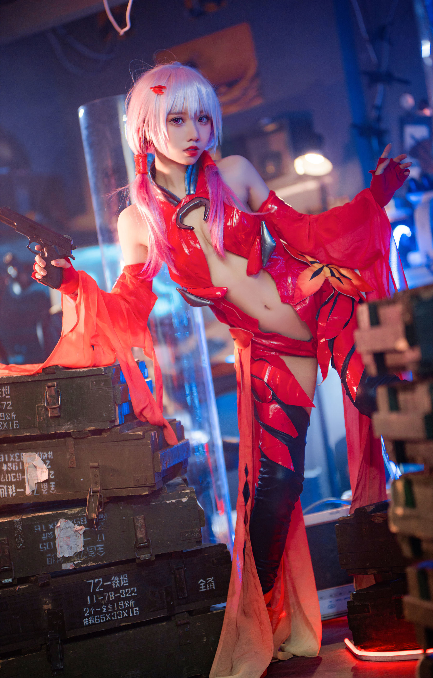 Bộ ảnh Coser của Netizen Nổi tiếng] Blogger Anime Guo Mei Jiang w - Inori Yuzuriha