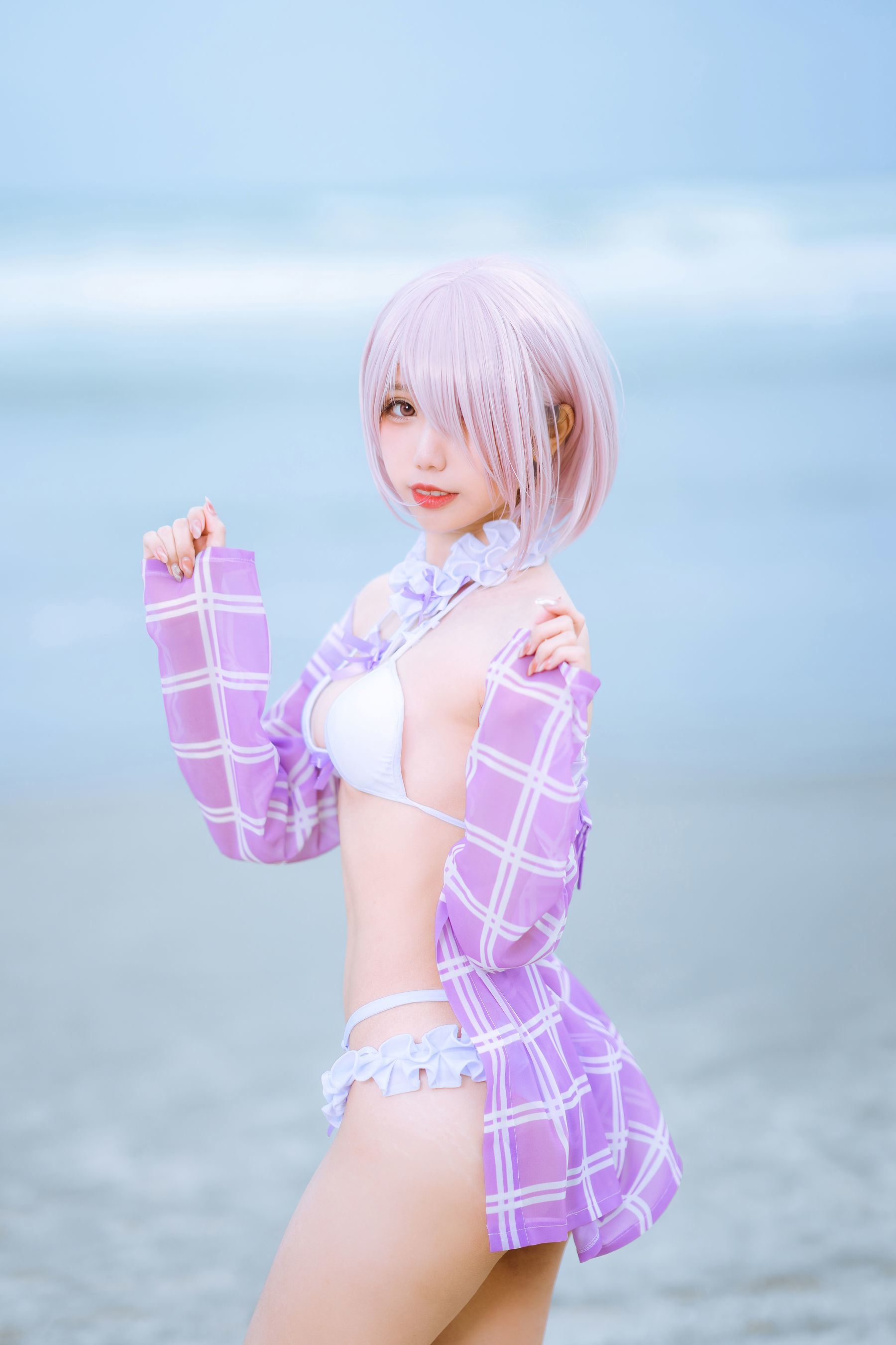 Ảnh chụp Coser nổi tiếng] Blogger anime Guo Mei Jiang w - Bãi biển Mashu