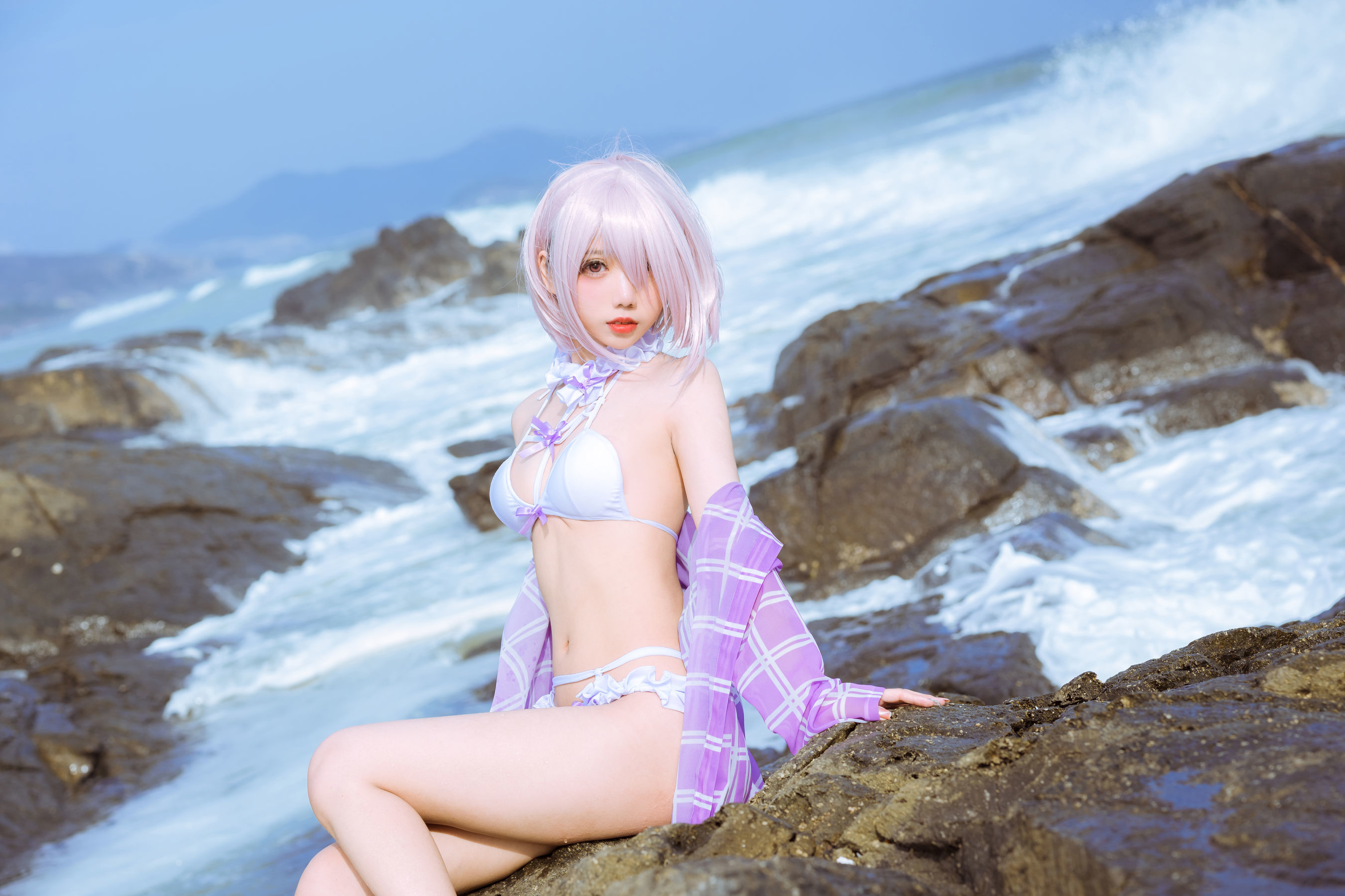 Ảnh chụp Coser nổi tiếng] Blogger anime Guo Mei Jiang w - Bãi biển Mashu