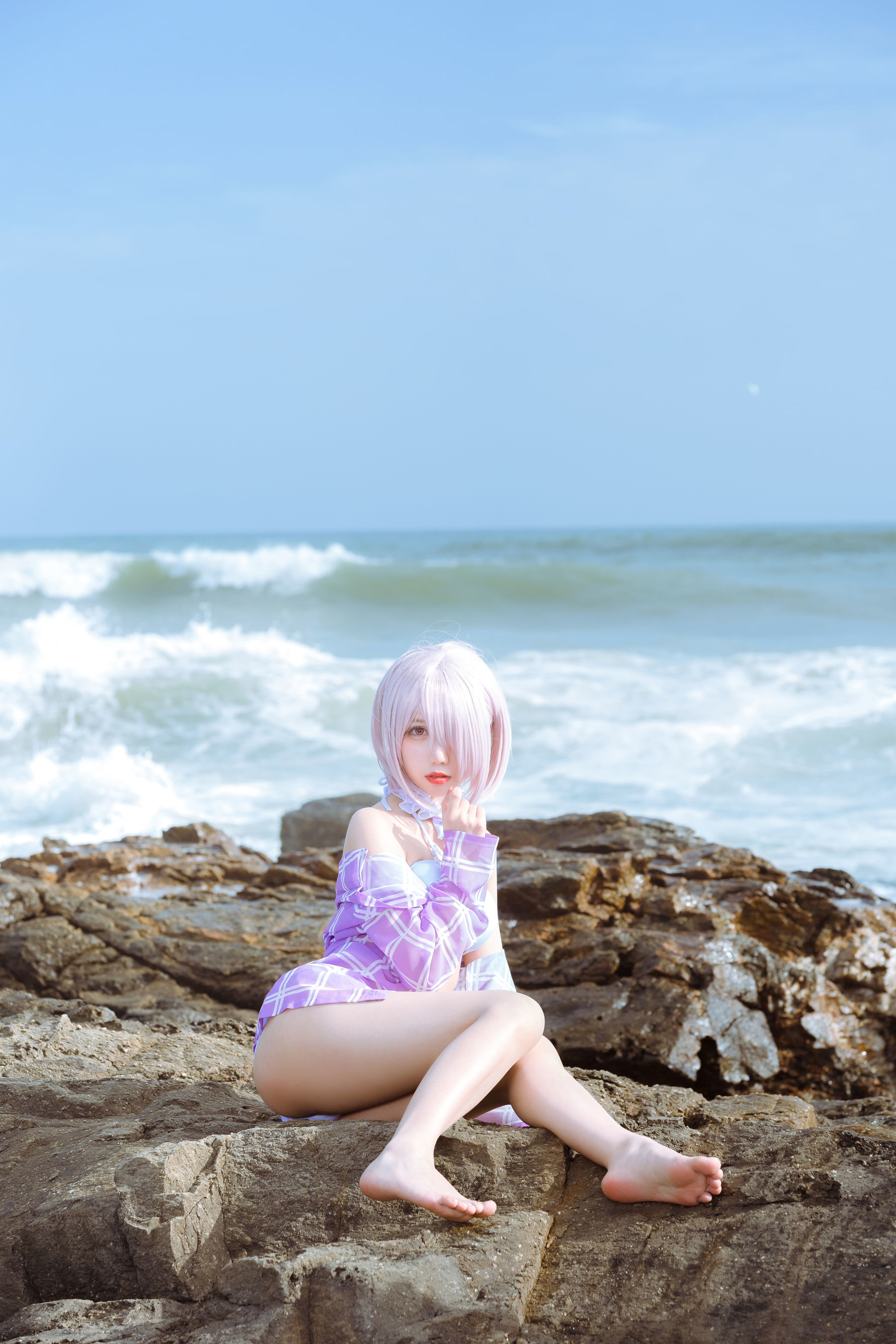 Ảnh chụp Coser nổi tiếng] Blogger anime Guo Mei Jiang w - Bãi biển Mashu