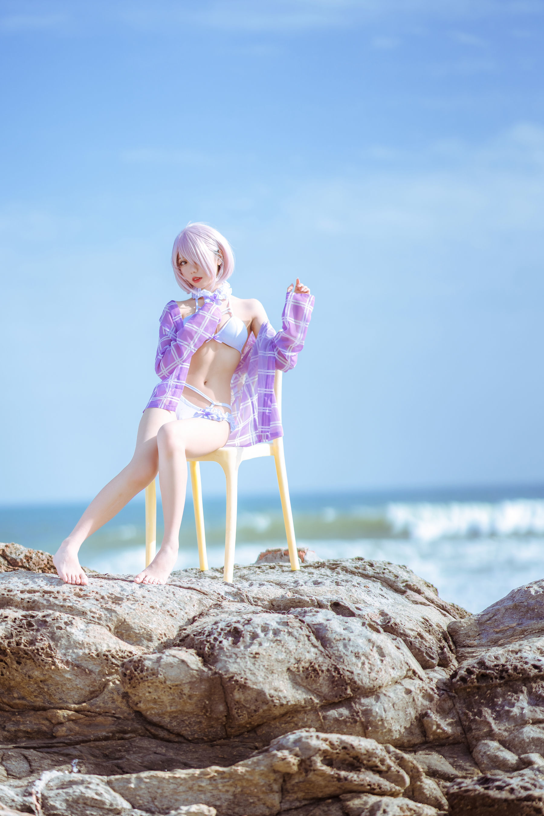 Ảnh chụp Coser nổi tiếng] Blogger anime Guo Mei Jiang w - Bãi biển Mashu