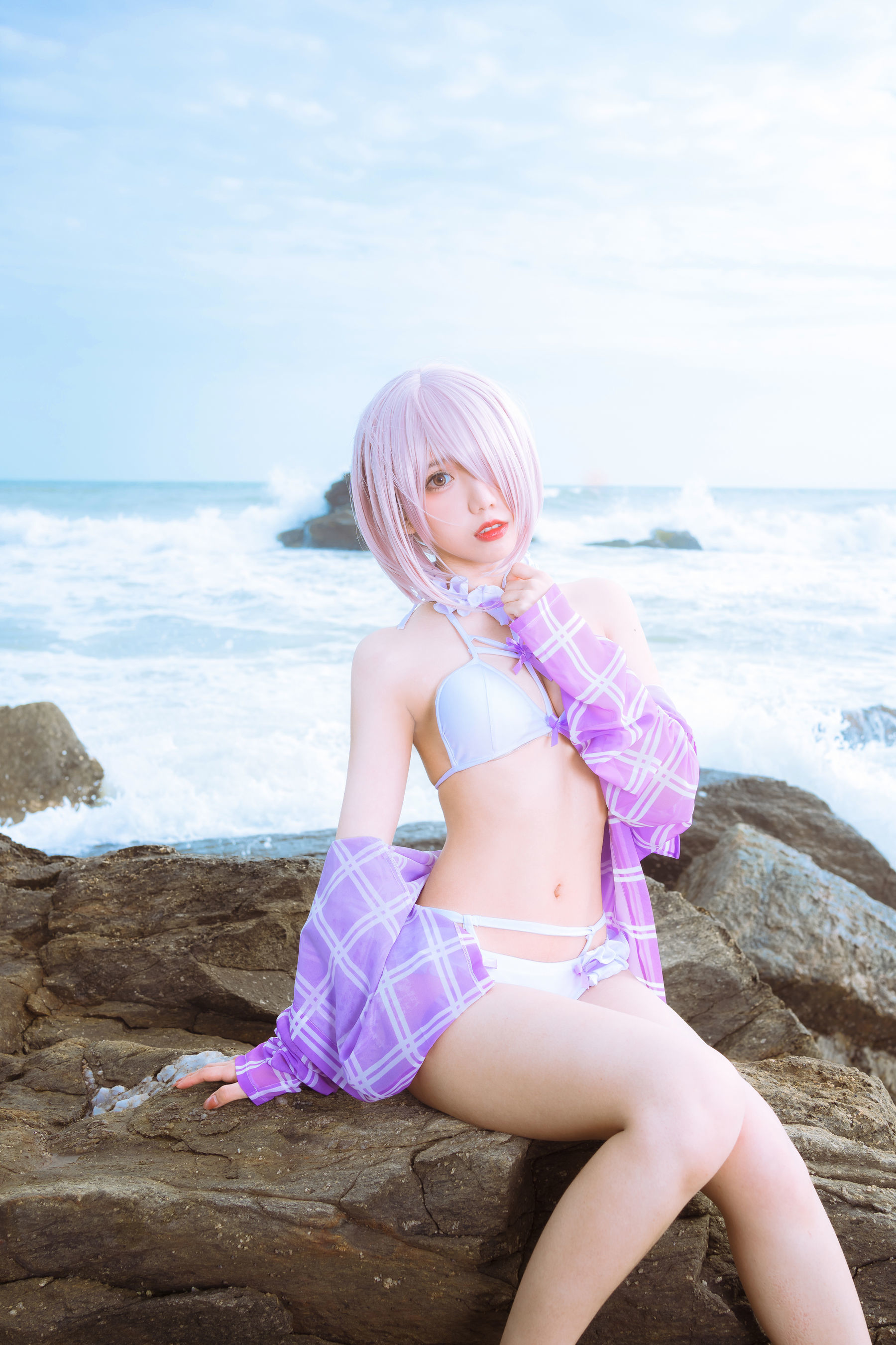 Ảnh chụp Coser nổi tiếng] Blogger anime Guo Mei Jiang w - Bãi biển Mashu