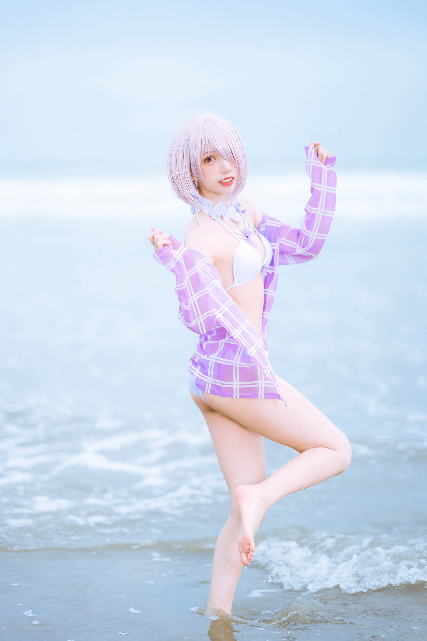Ảnh chụp Coser nổi tiếng] Blogger anime Guo Mei Jiang w - Bãi biển Mashu