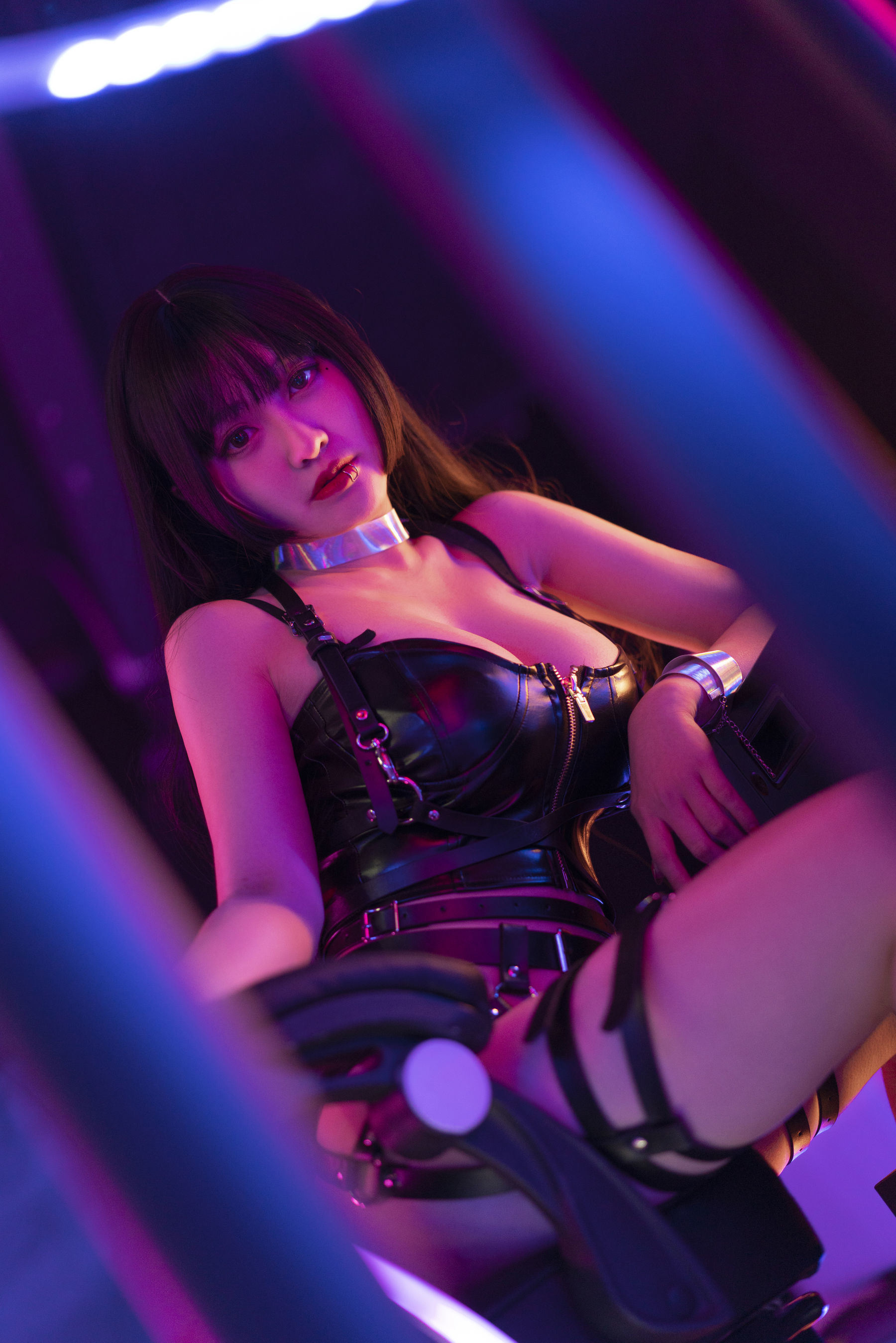網紅COSER寫真] 動漫博主脫尾巴美月 - 賽博朋克