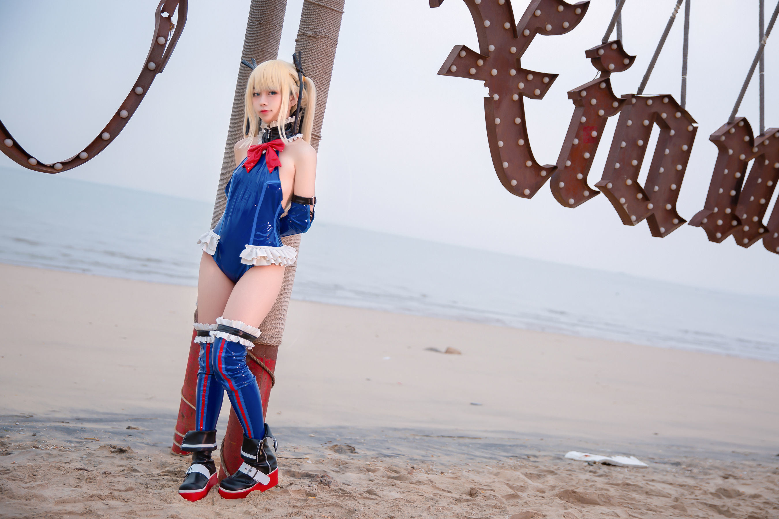 เน็ตไอดอล COSER 写真] อนิเมะบล็อกเกอร์ G44 ไม่ได้รับบาดเจ็บ - เมรีชุดบอดี้สูท