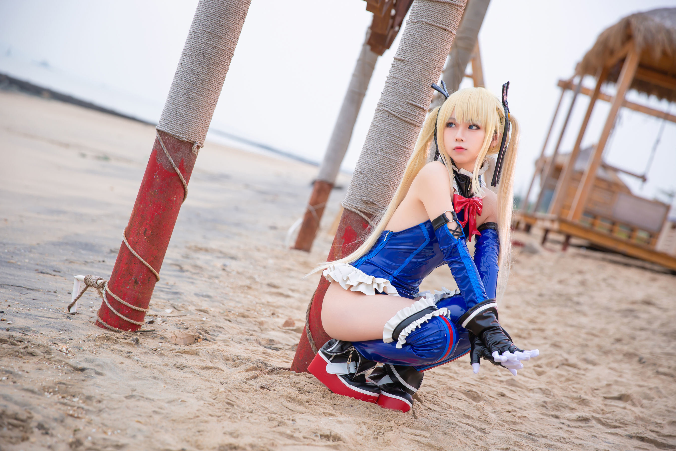 เน็ตไอดอล COSER 写真] อนิเมะบล็อกเกอร์ G44 ไม่ได้รับบาดเจ็บ - เมรีชุดบอดี้สูท
