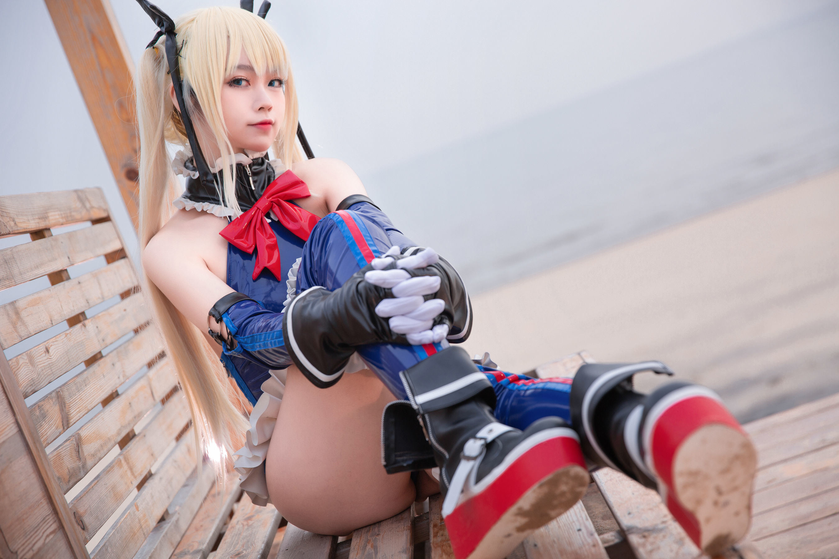 เน็ตไอดอล COSER 写真] อนิเมะบล็อกเกอร์ G44 ไม่ได้รับบาดเจ็บ - เมรีชุดบอดี้สูท