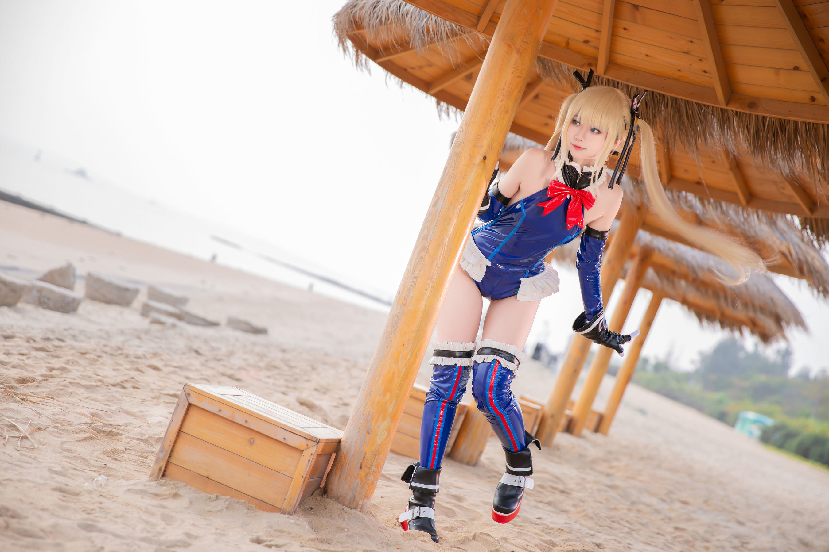เน็ตไอดอล COSER 写真] อนิเมะบล็อกเกอร์ G44 ไม่ได้รับบาดเจ็บ - เมรีชุดบอดี้สูท