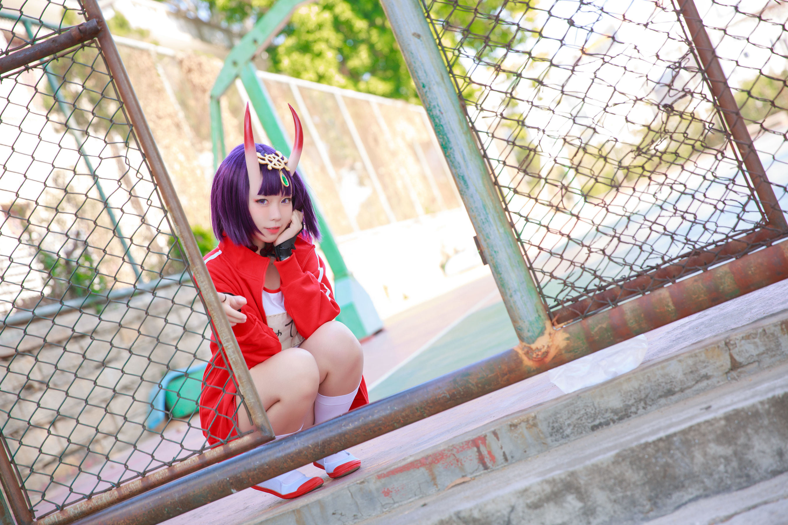Internet Celebrity Coser Photobook] Anime Blogger G44 Will Not Get Hurt - Shuten Gymnast Uniform