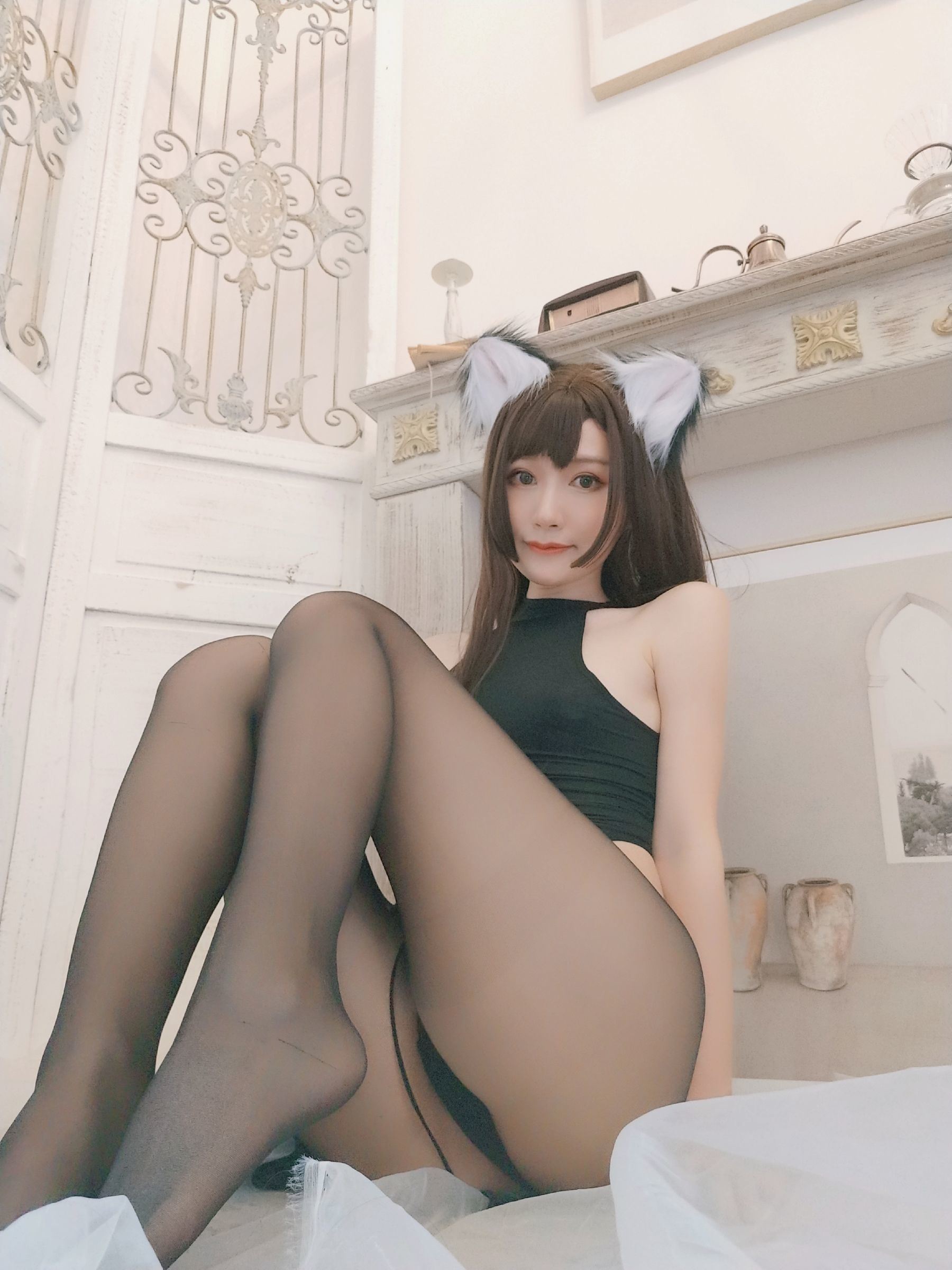 Ảnh cosplay của net red] Kinomoto Ka - Bạn gái của Mèo Đen
