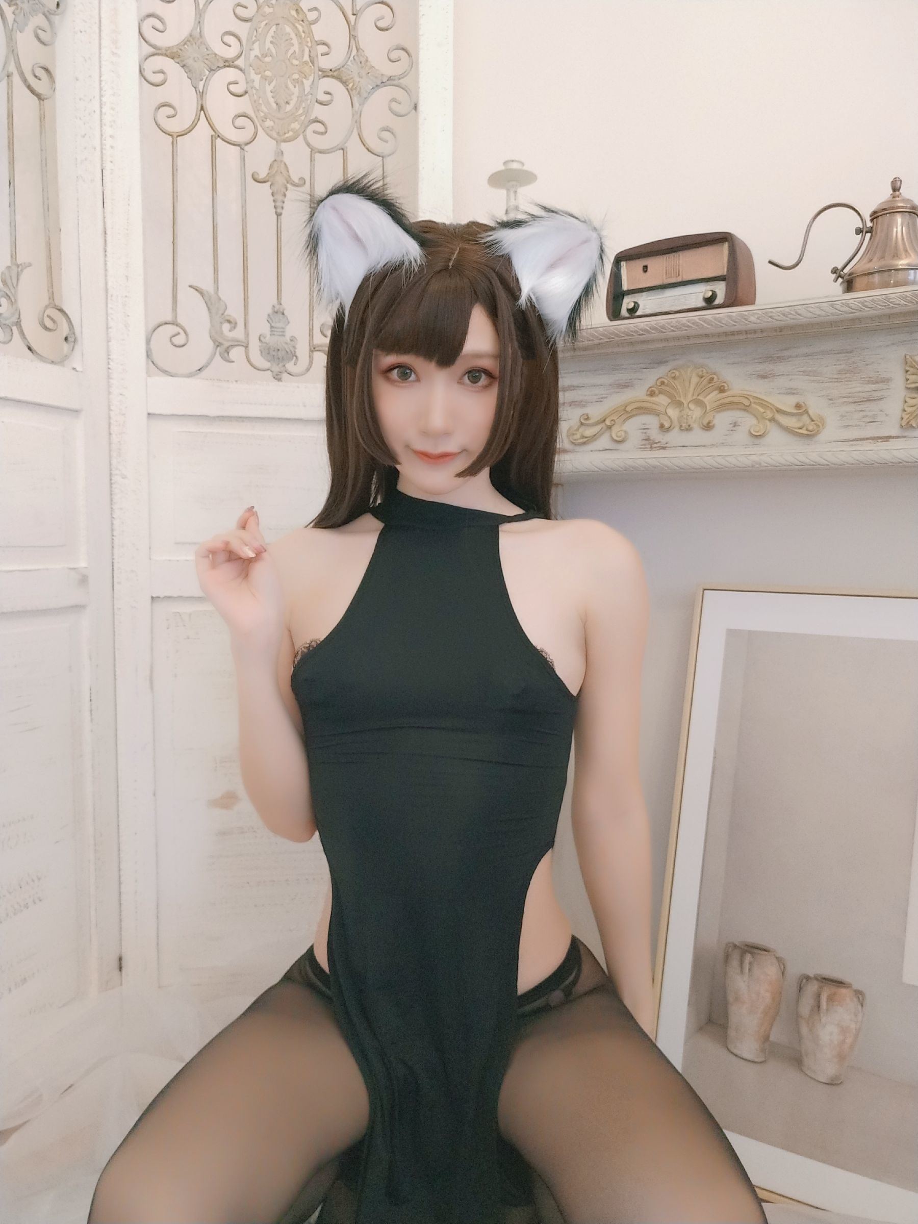 Ảnh cosplay của net red] Kinomoto Ka - Bạn gái của Mèo Đen