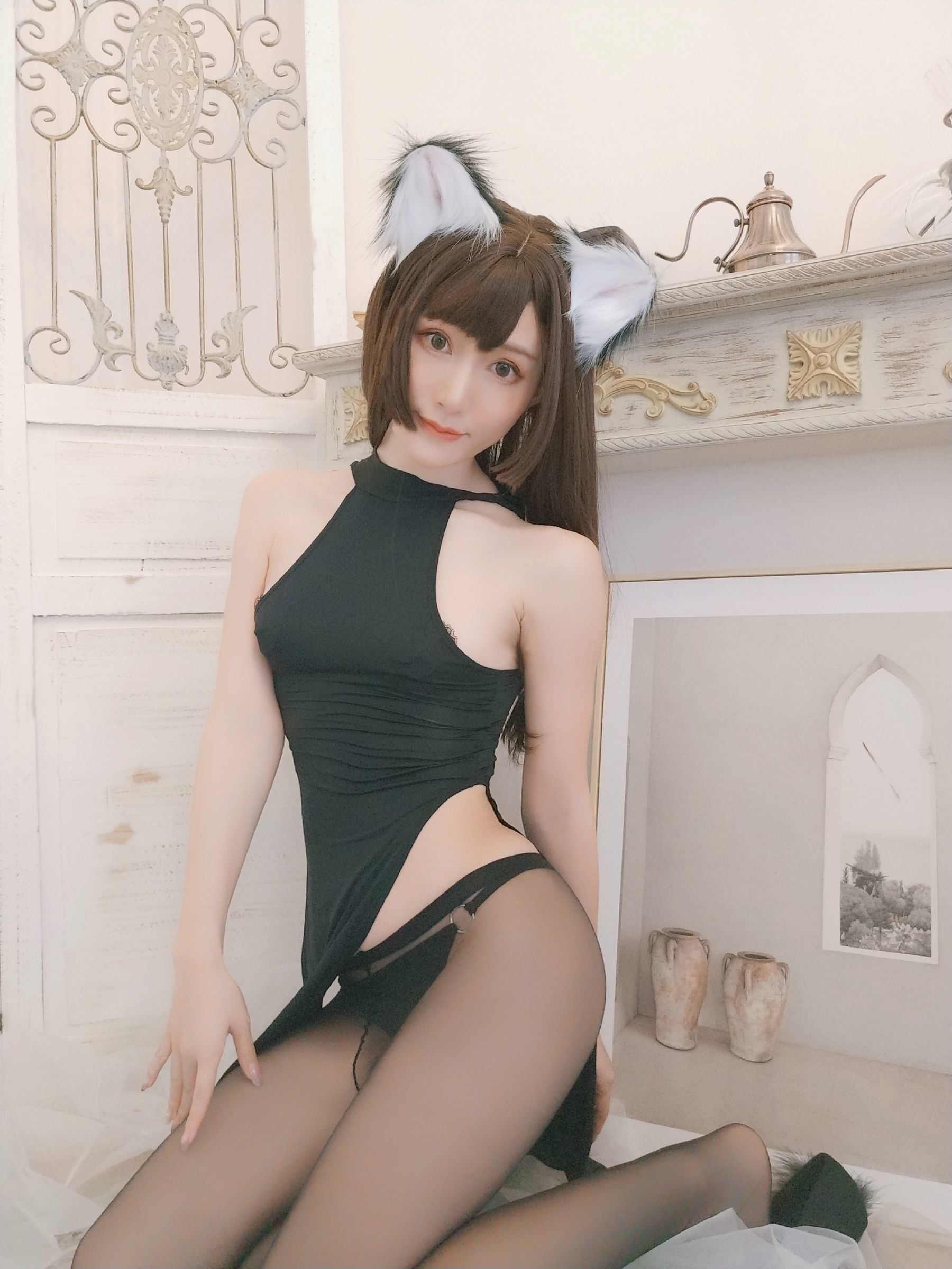 Ảnh cosplay của net red] Kinomoto Ka - Bạn gái của Mèo Đen
