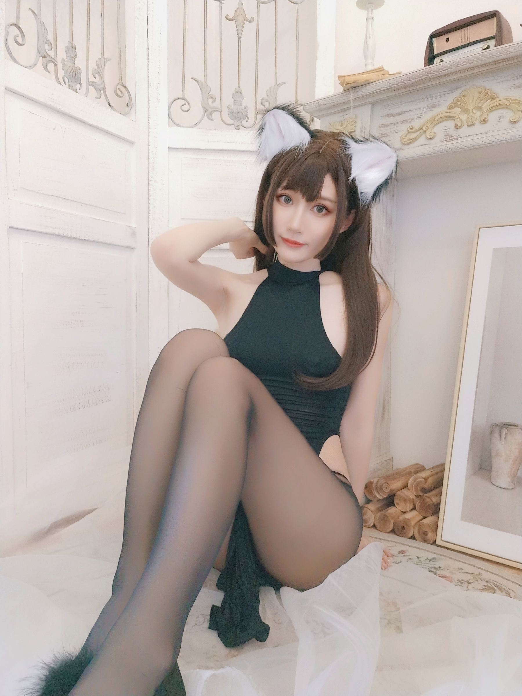 Ảnh cosplay của net red] Kinomoto Ka - Bạn gái của Mèo Đen
