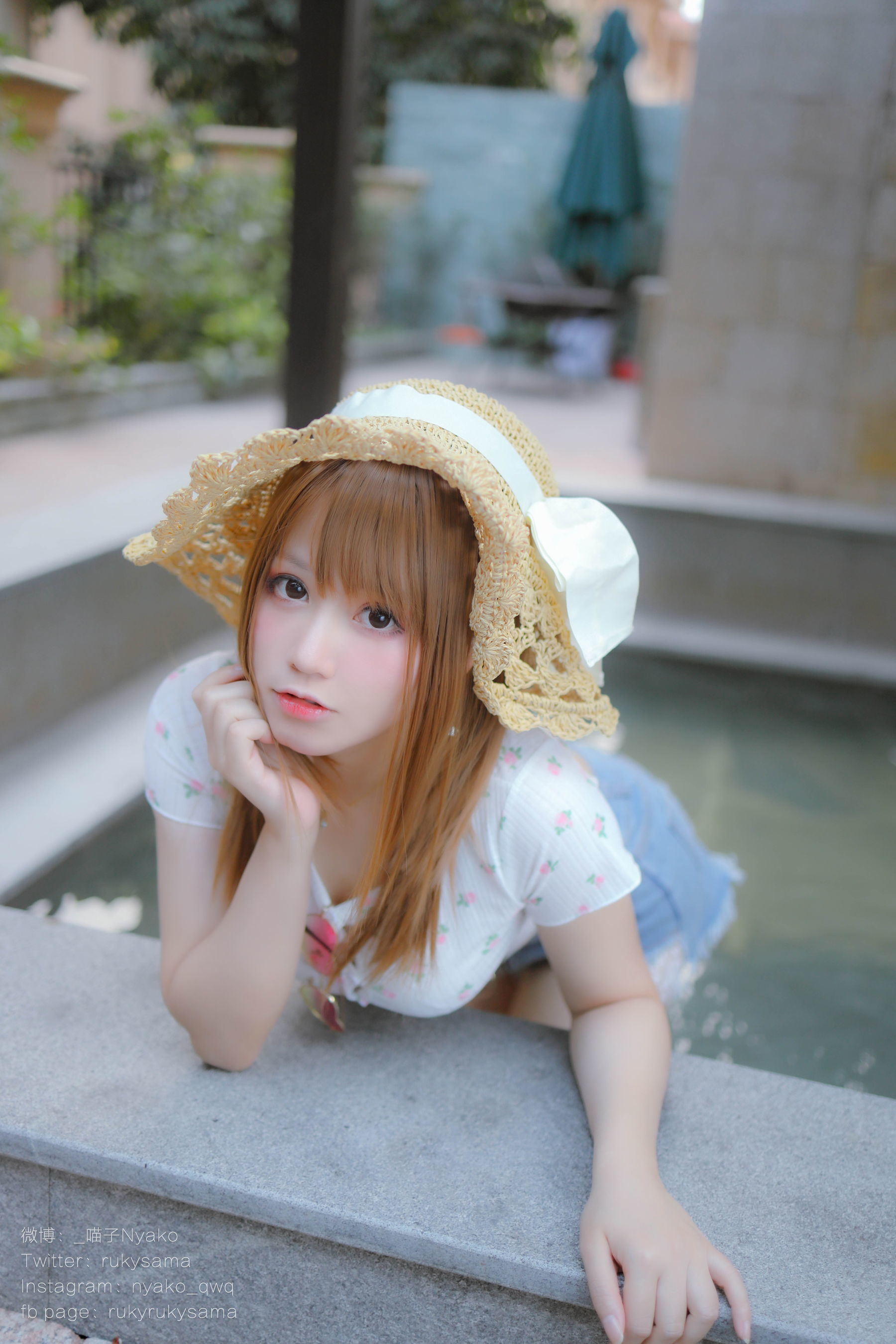 Ảnh net hồng cosplay] Cô gái dễ thương Nyako Meowzi - Du lịch suối nước nóng