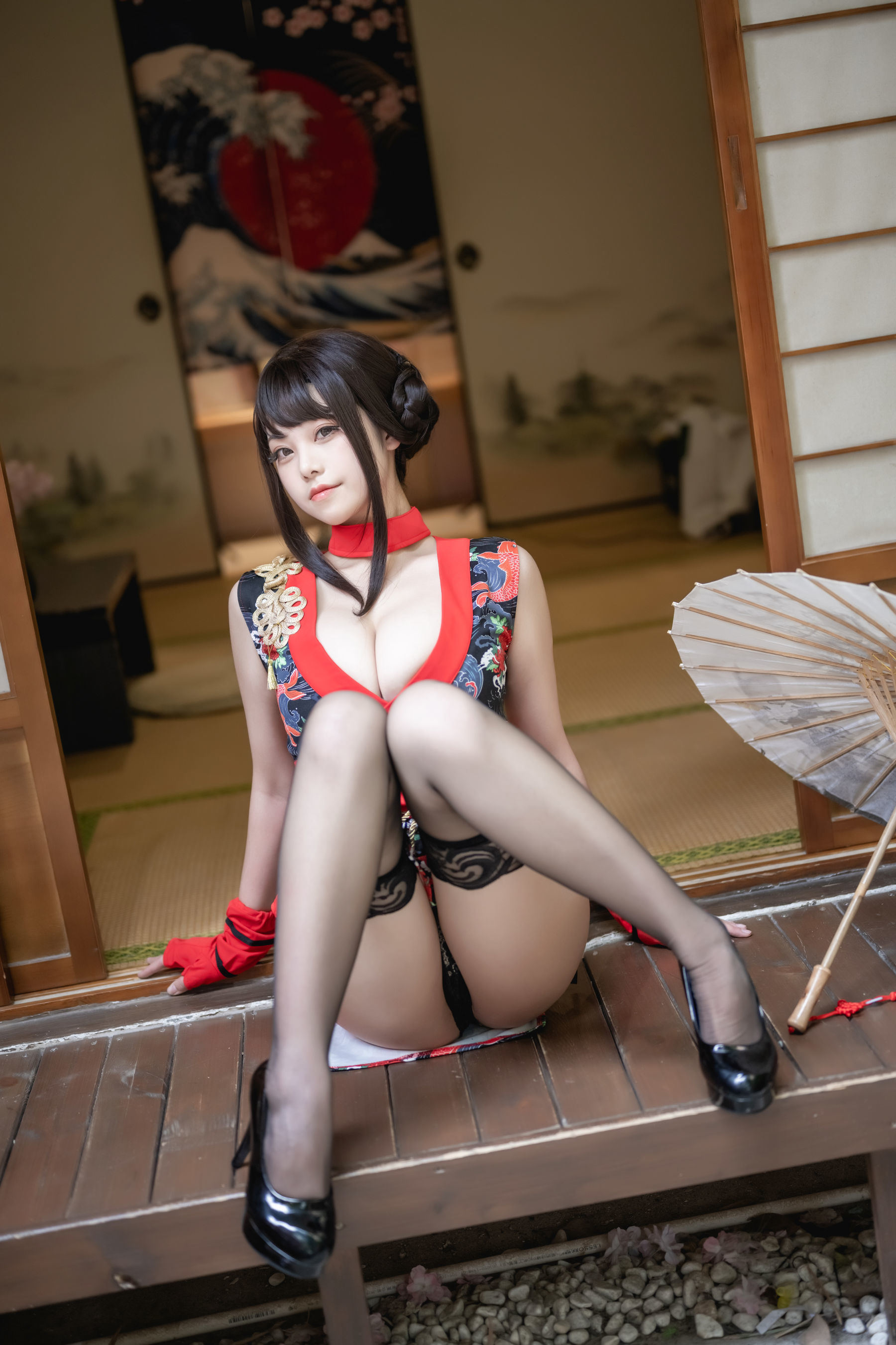 網紅COSER寫真] 萌系小姐姐蜜汁貓裘 - 忍者2