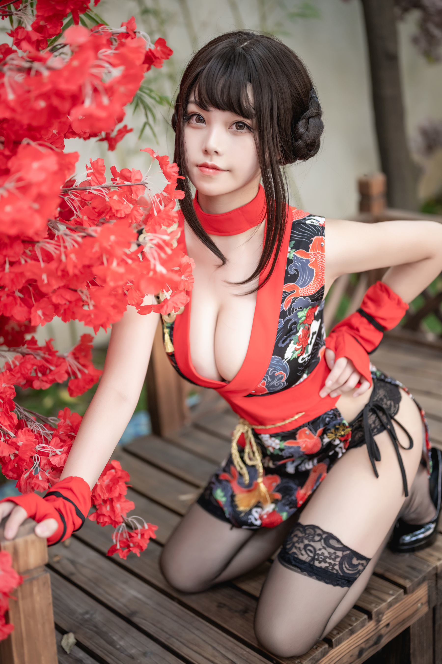 網紅COSER寫真] 萌系小姐姐蜜汁貓裘 - 忍者2