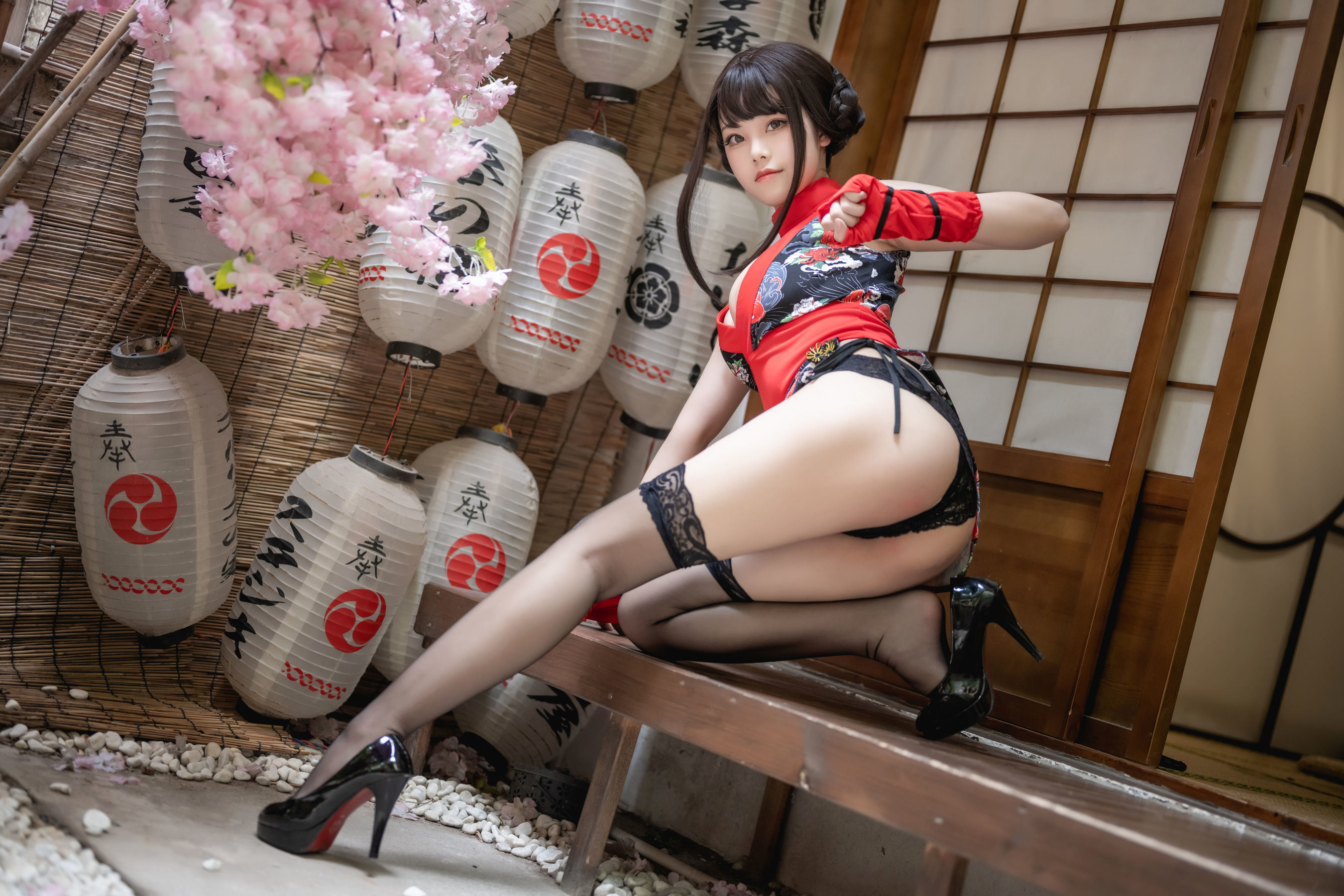 網紅COSER寫真] 萌系小姐姐蜜汁貓裘 - 忍者2