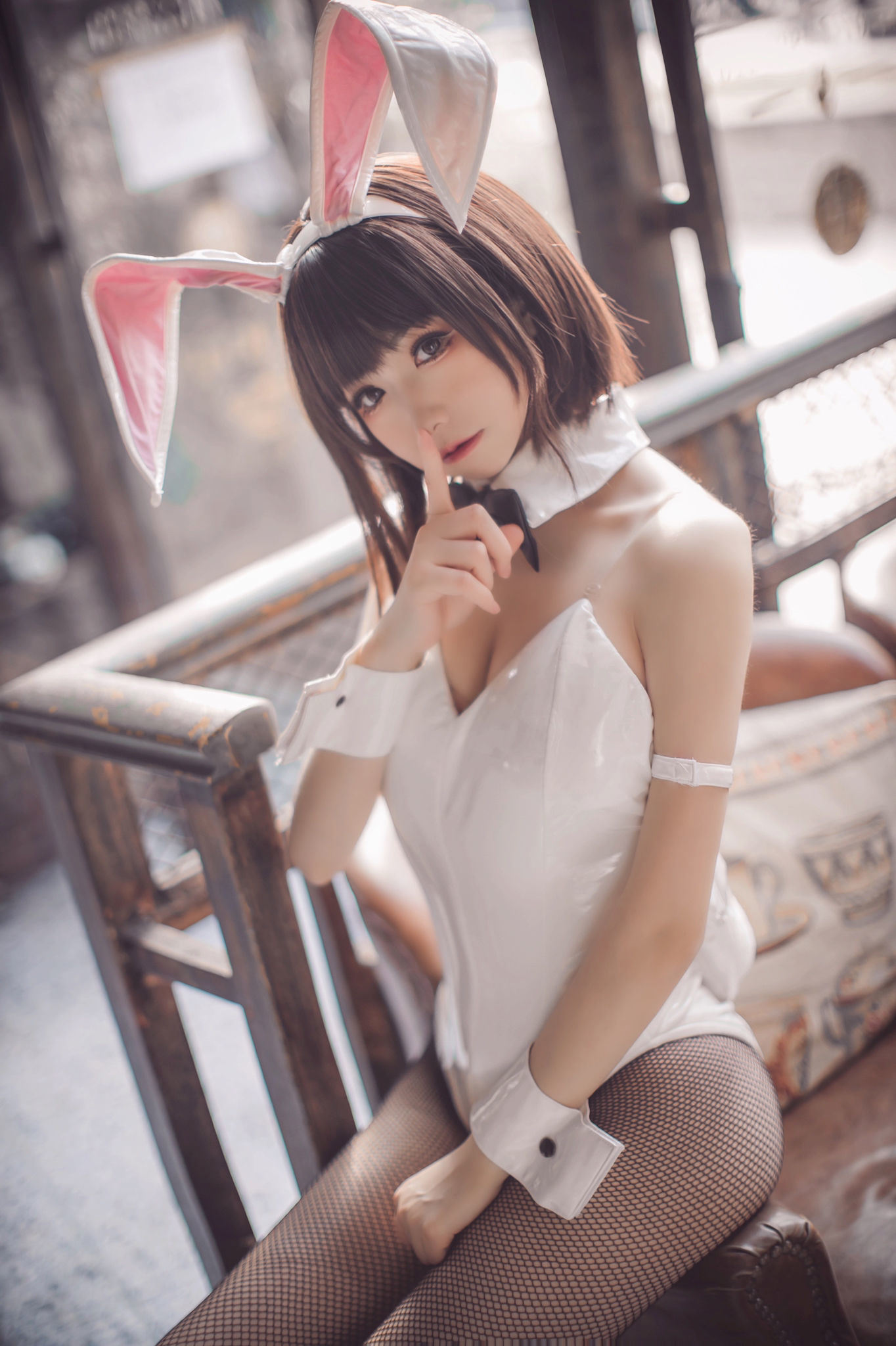 網紅COSER寫真] Coser衣衣 - 加藤惠兔女郎