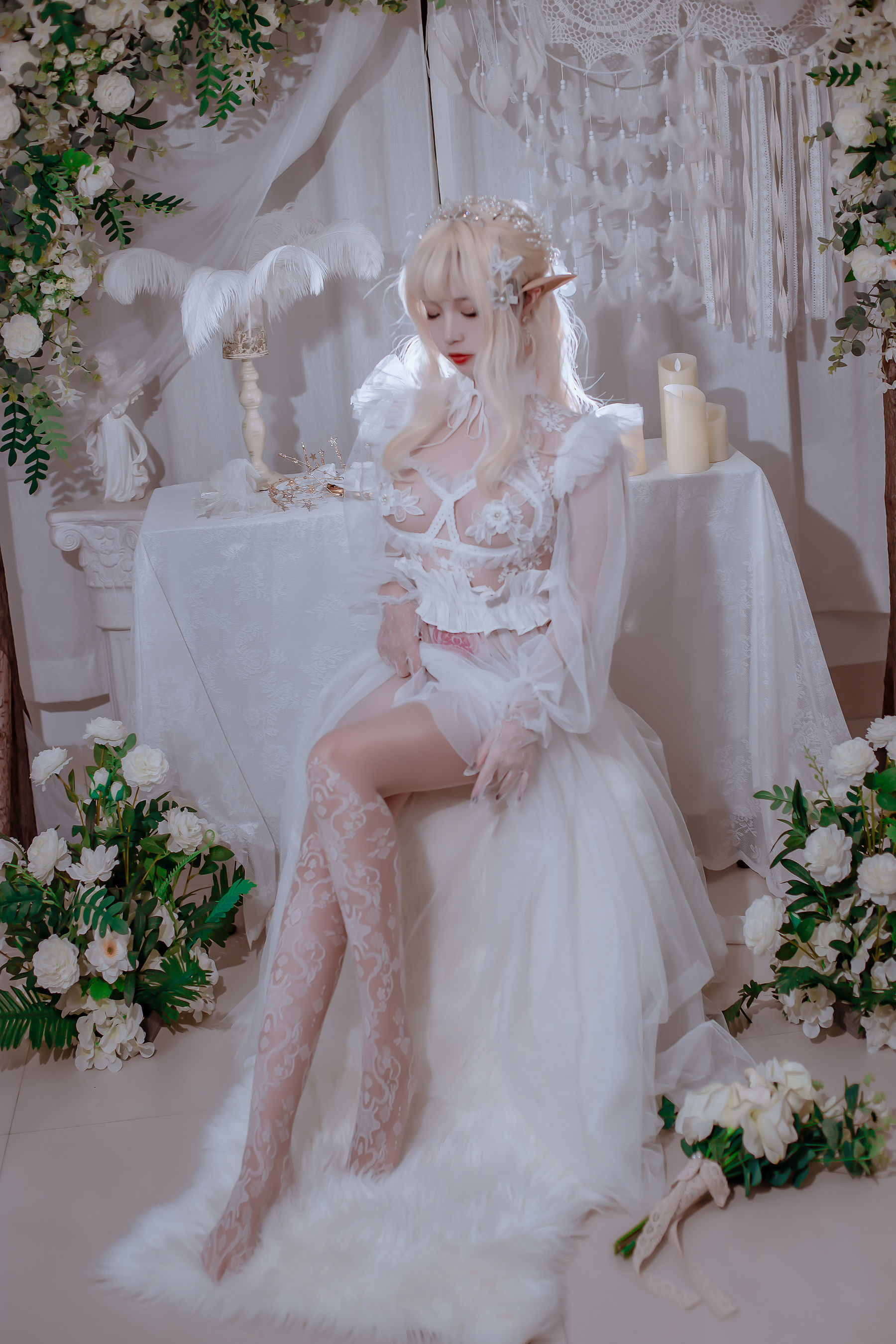 網紅COSER寫真] 人氣 Coser 二佐Nisa - 精靈公主