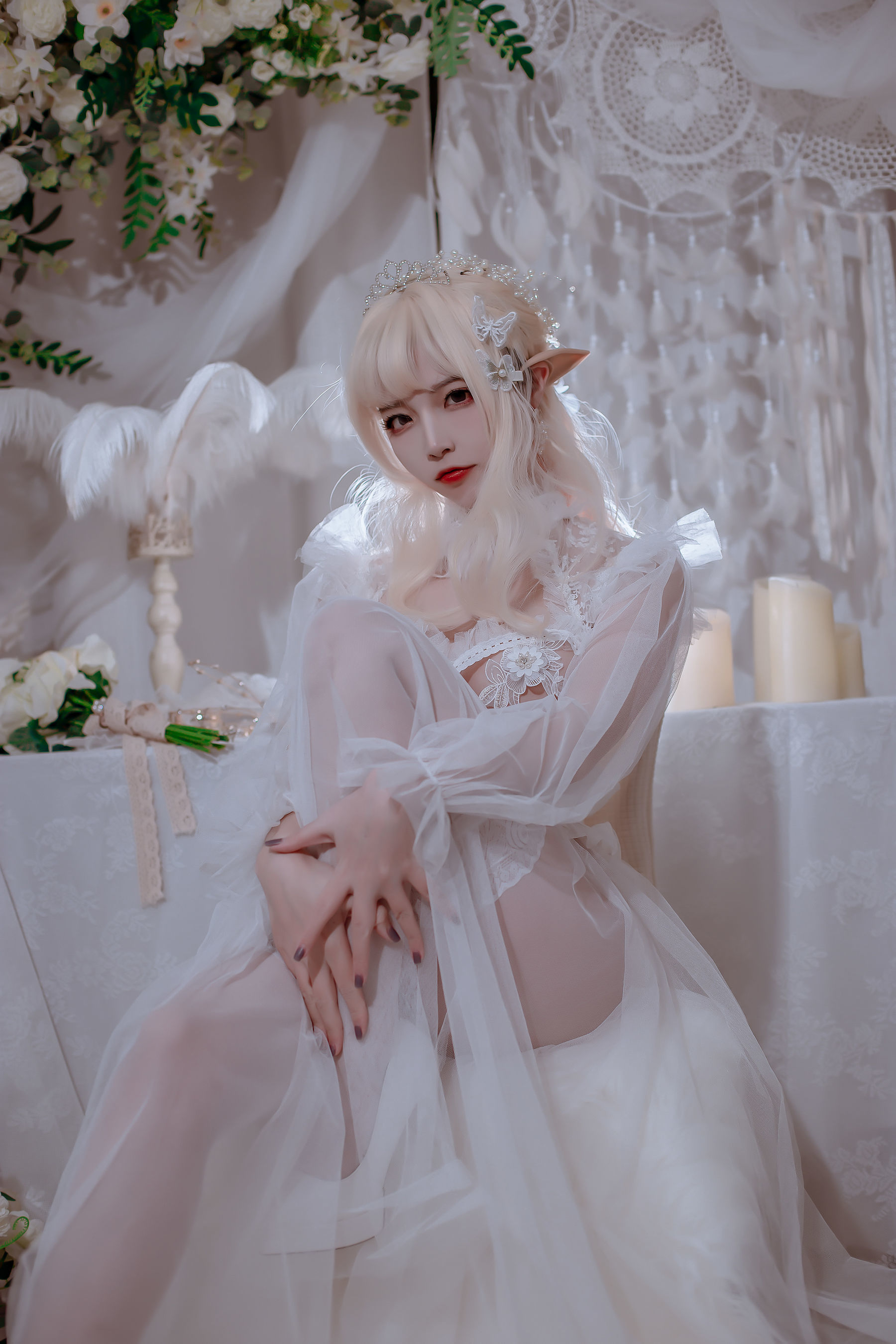 網紅COSER寫真] 人氣 Coser 二佐Nisa - 精靈公主