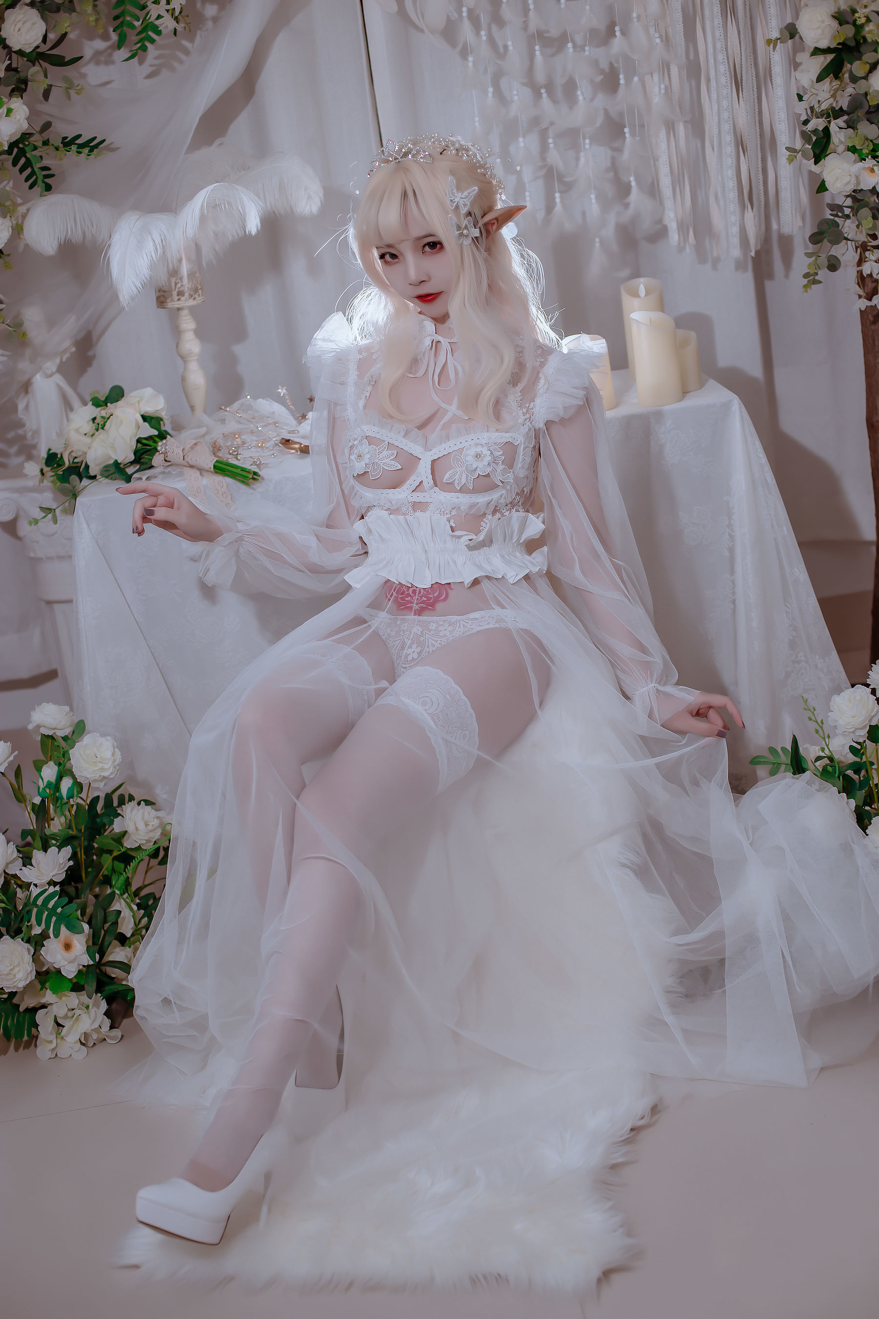 網紅COSER寫真] 人氣 Coser 二佐Nisa - 精靈公主