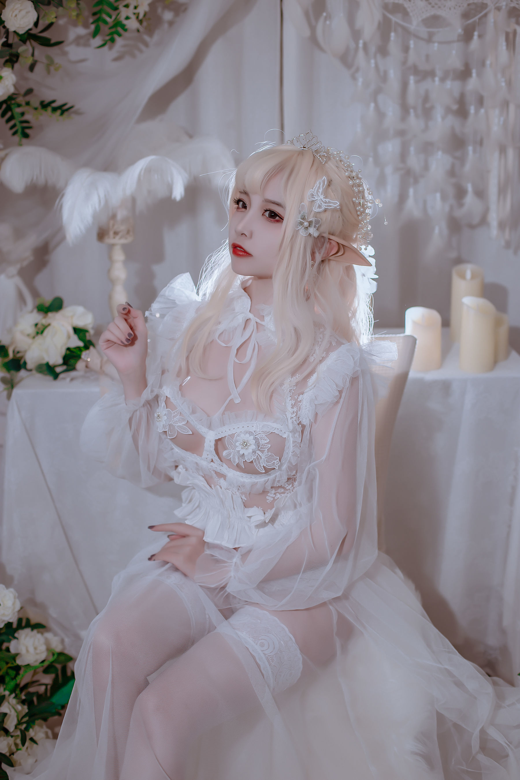 網紅COSER寫真] 人氣 Coser 二佐Nisa - 精靈公主
