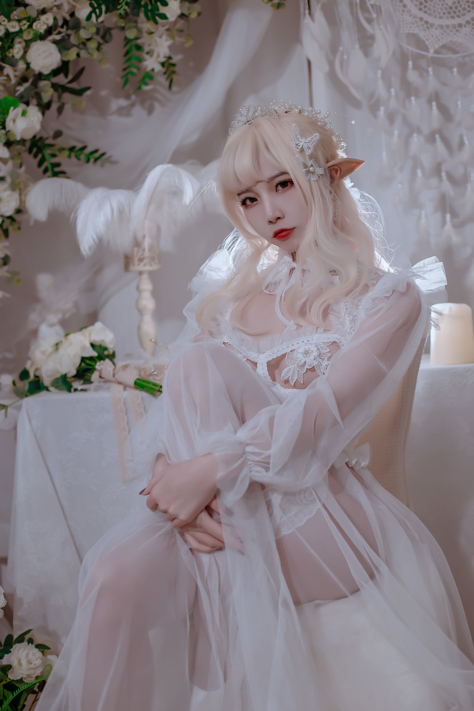 網紅COSER寫真] 人氣 Coser 二佐Nisa - 精靈公主