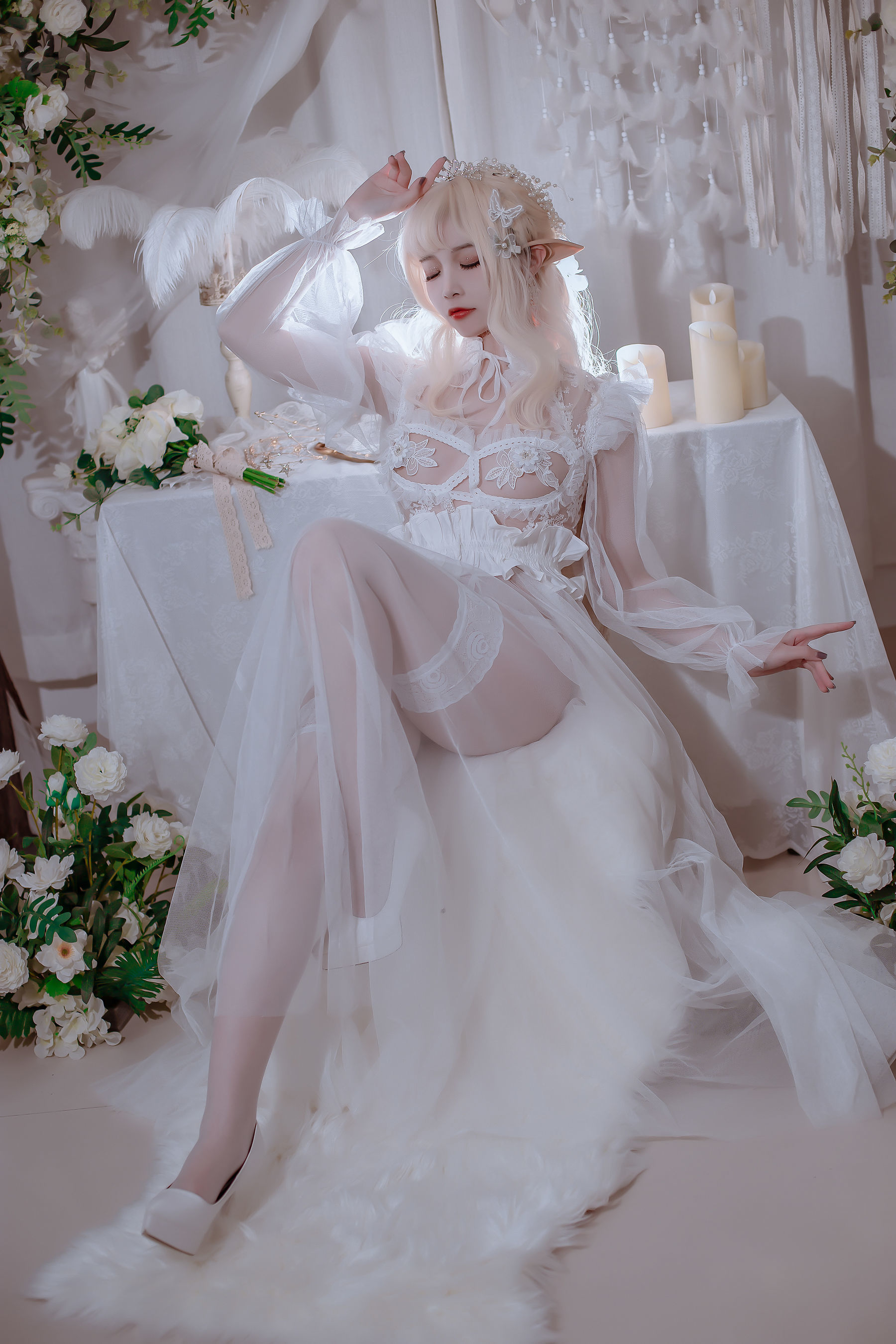 網紅COSER寫真] 人氣 Coser 二佐Nisa - 精靈公主