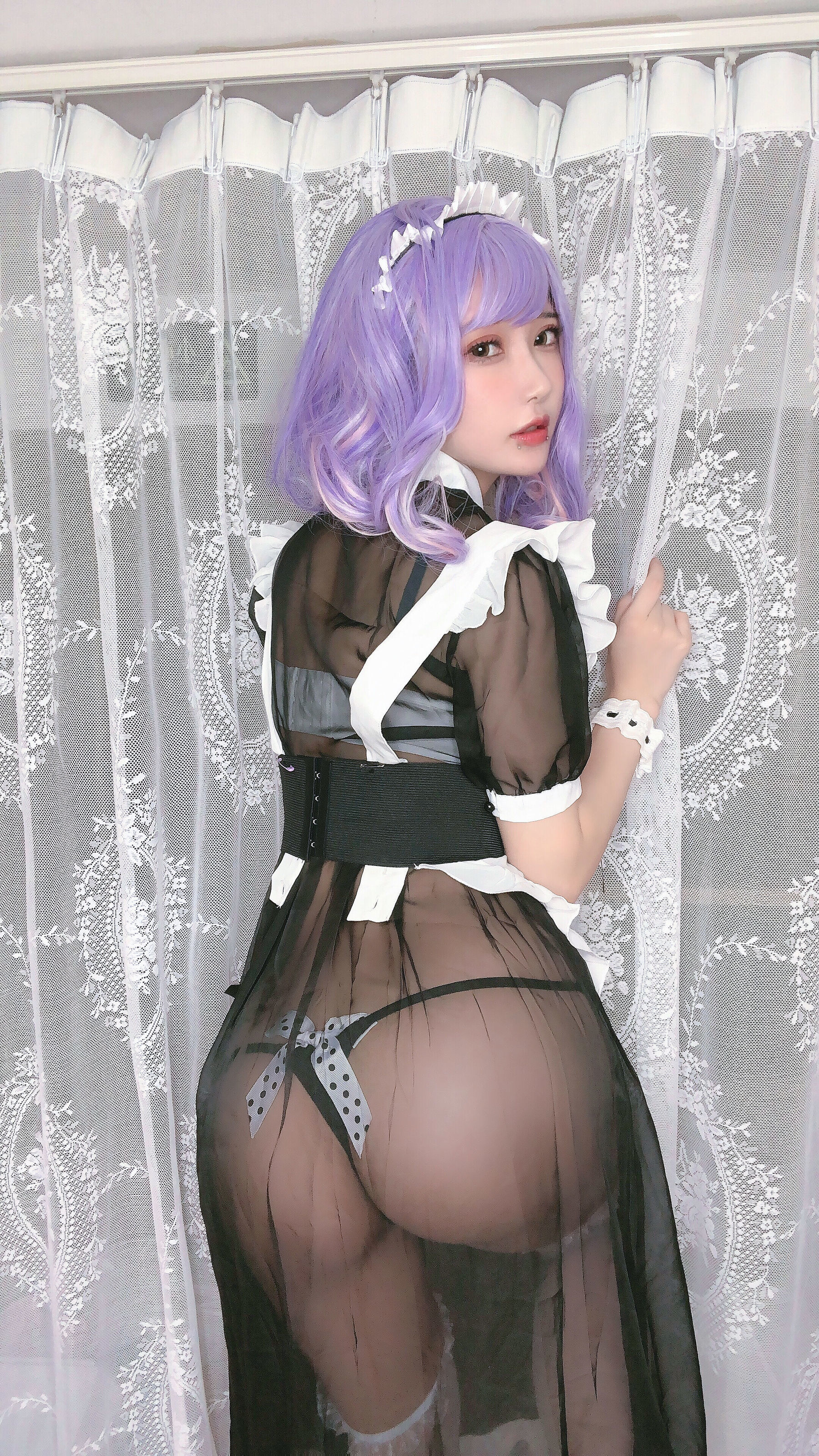 網紅COSER寫真] 動漫博主阿包也是兔娘 - 女僕
