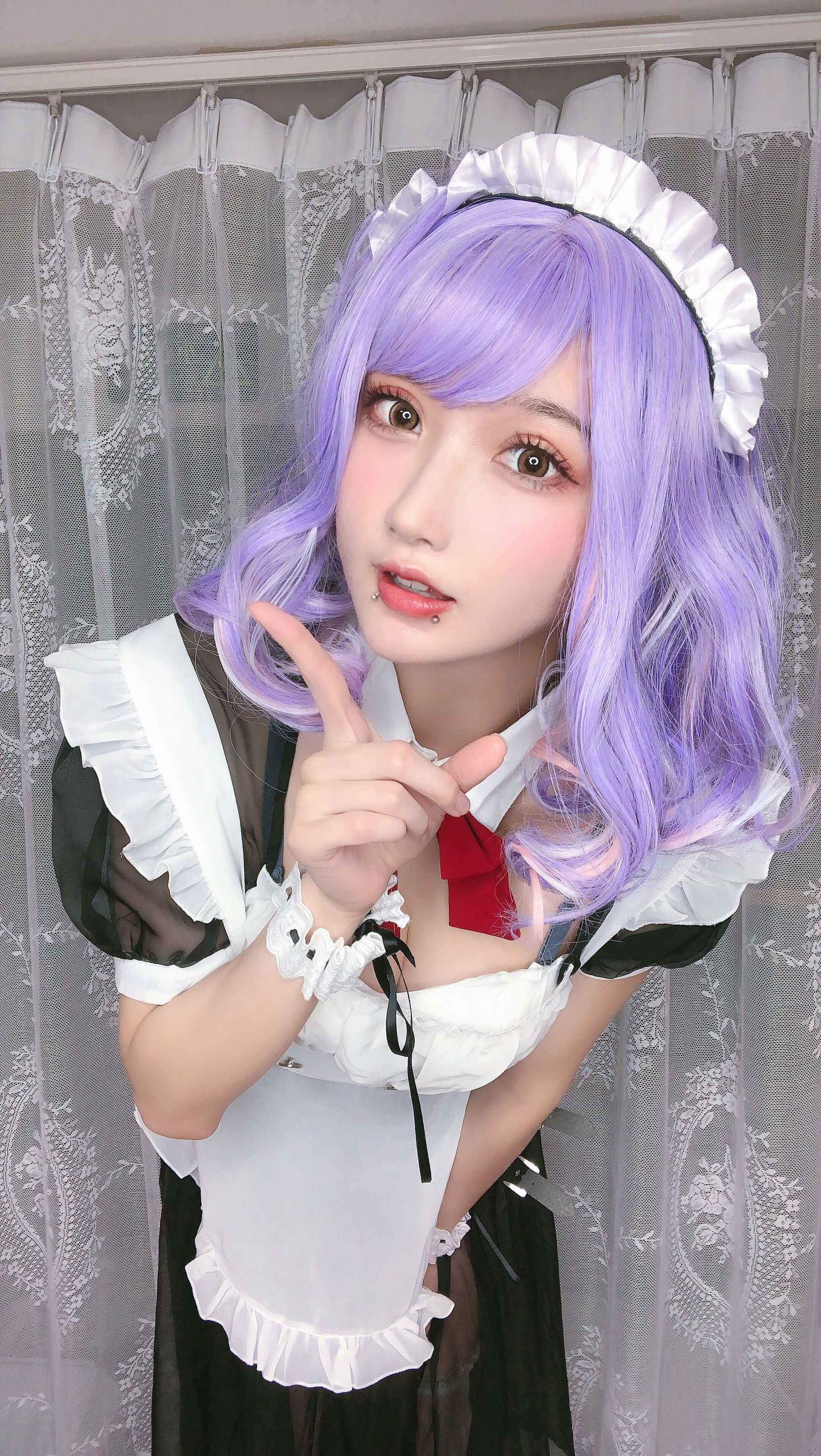 網紅COSER寫真] 動漫博主阿包也是兔娘 - 女僕