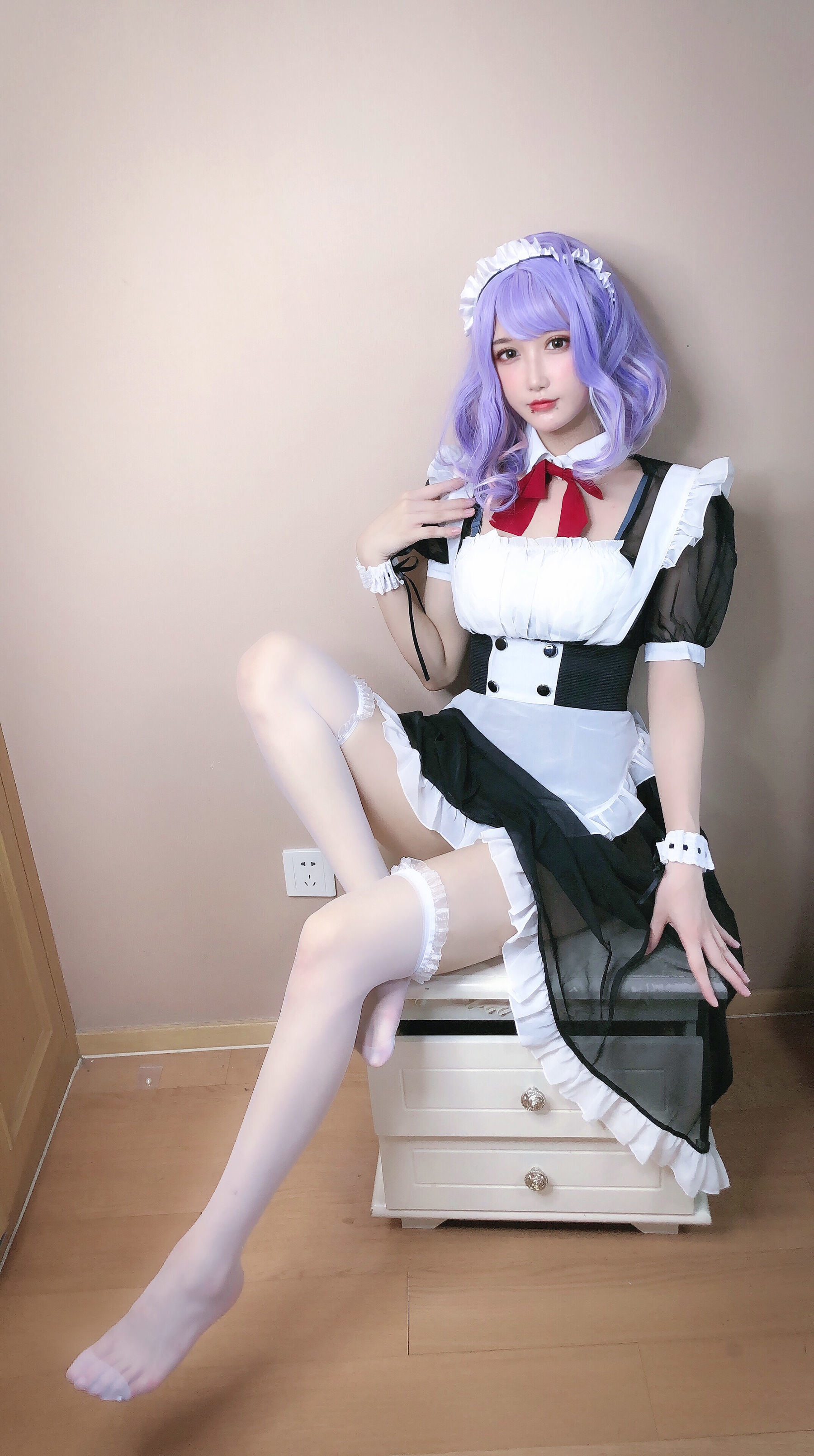 網紅COSER寫真] 動漫博主阿包也是兔娘 - 女僕