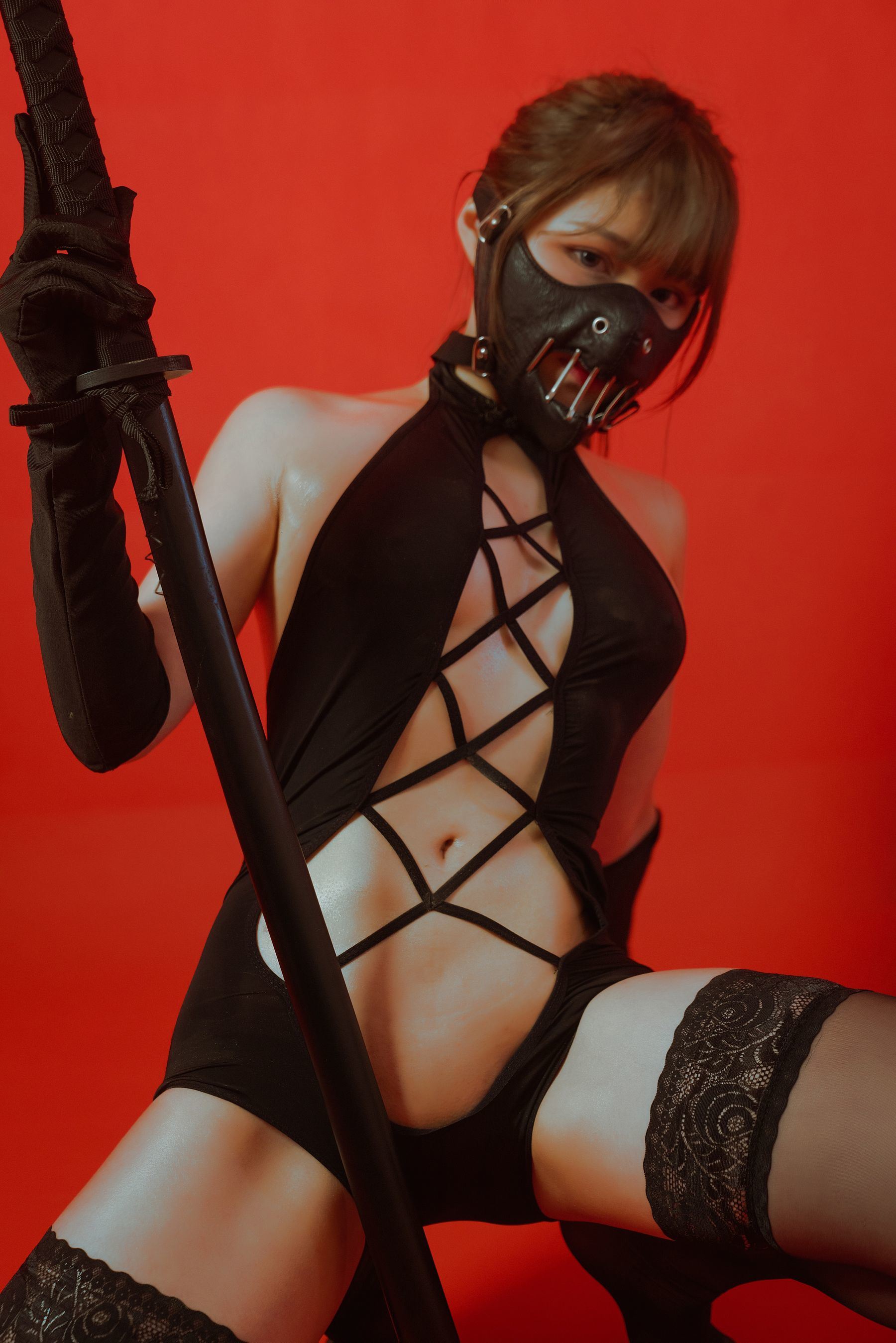 Internet Celebrity Cosplayer Photobook] July Meowzi - The Bound Ninja