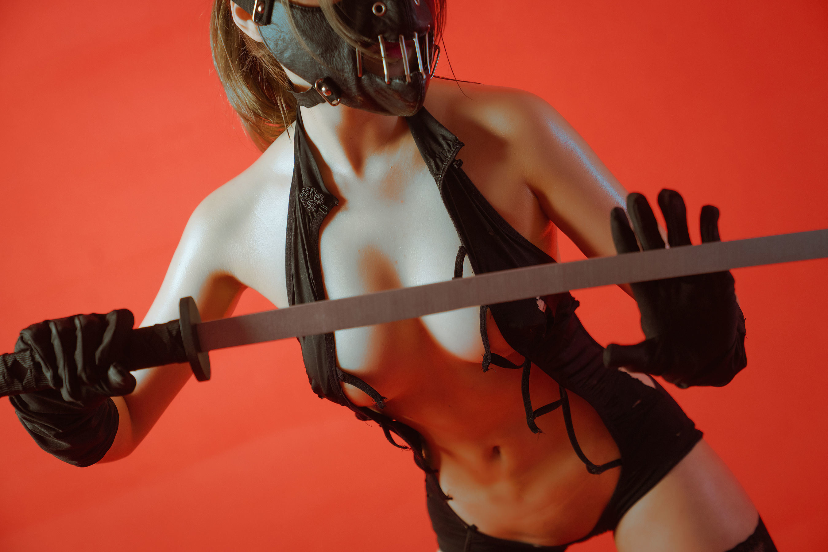 Internet Celebrity Cosplayer Photobook] July Meowzi - The Bound Ninja