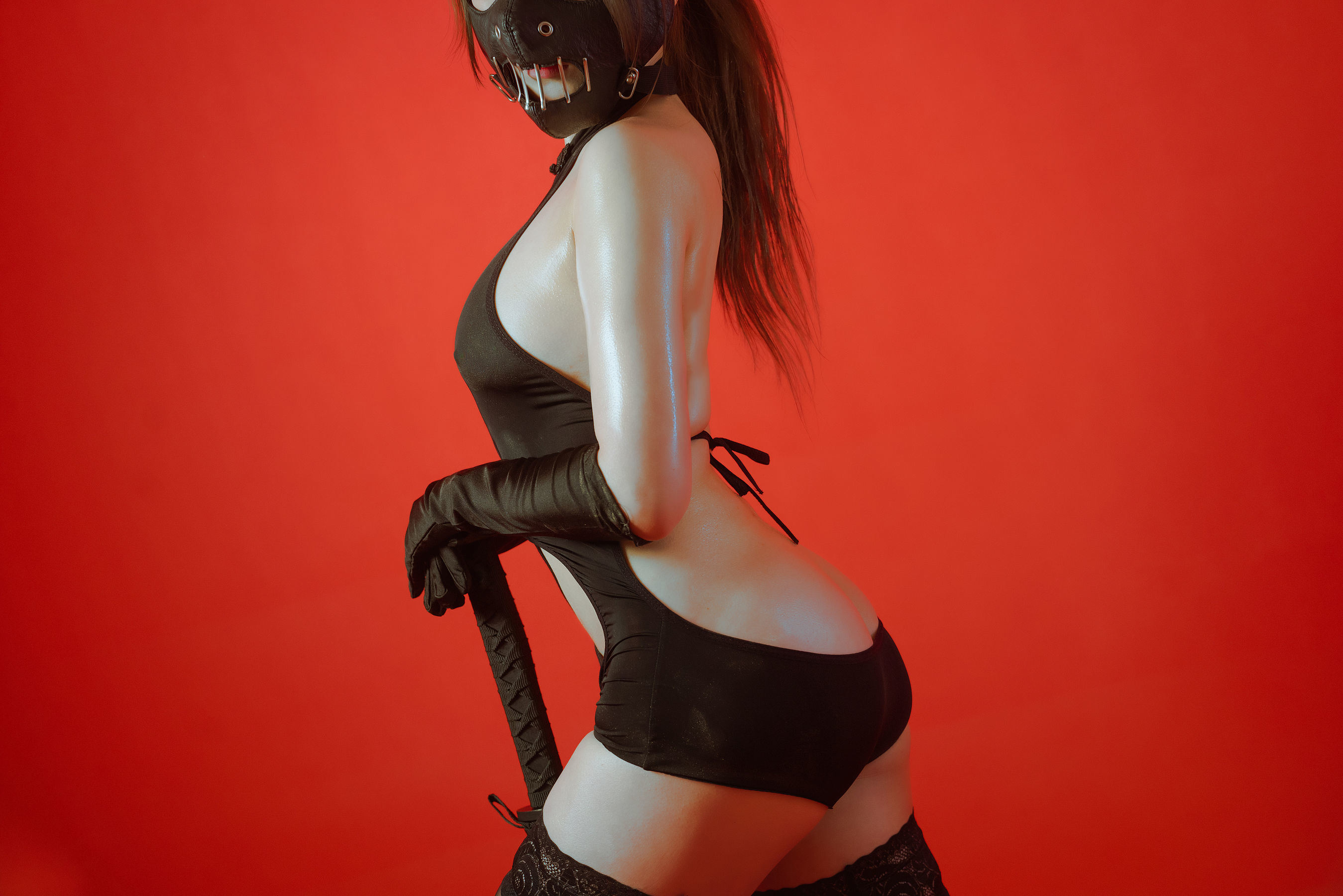 Internet Celebrity Cosplayer Photobook] July Meowzi - The Bound Ninja