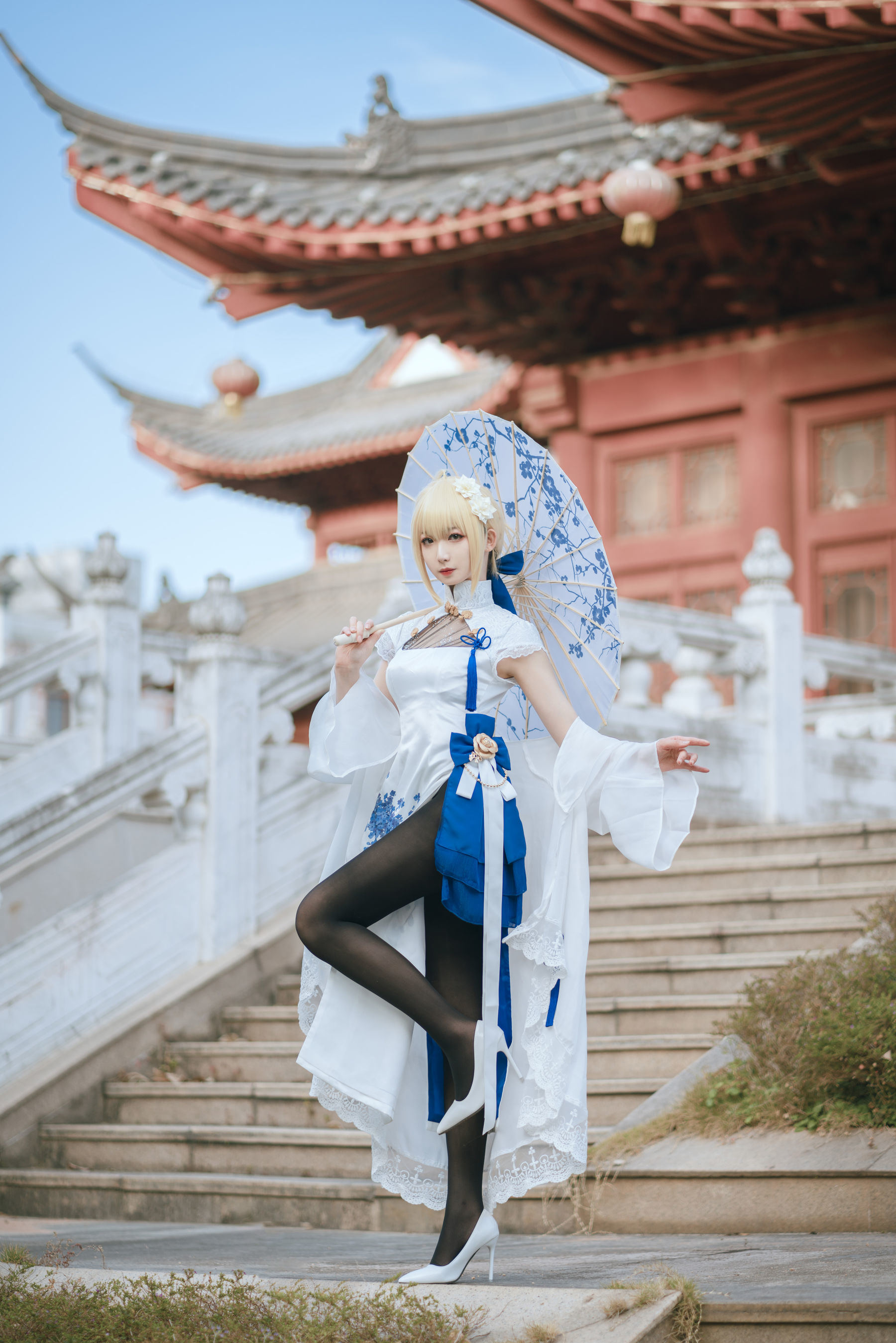 Tập ảnh COSER của ngôi sao mạng] Blogger anime Phong Giang Giang v - Saber Áo qipao