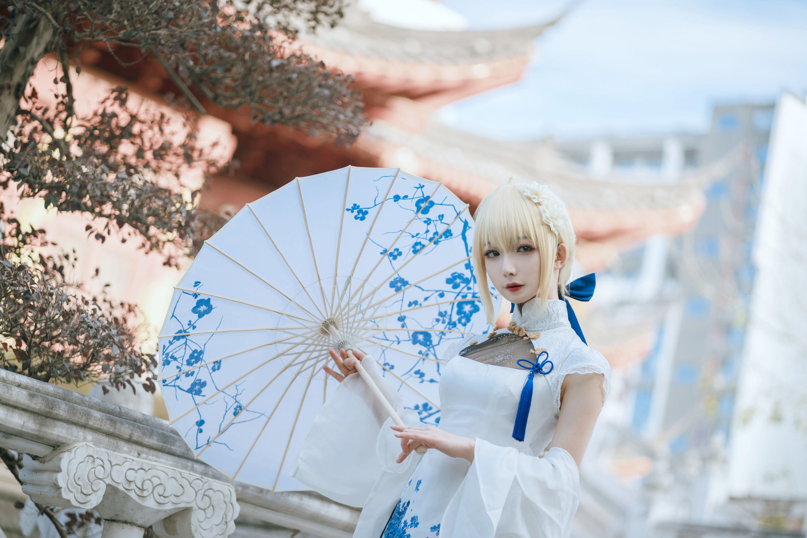 Tập ảnh COSER của ngôi sao mạng] Blogger anime Phong Giang Giang v - Saber Áo qipao