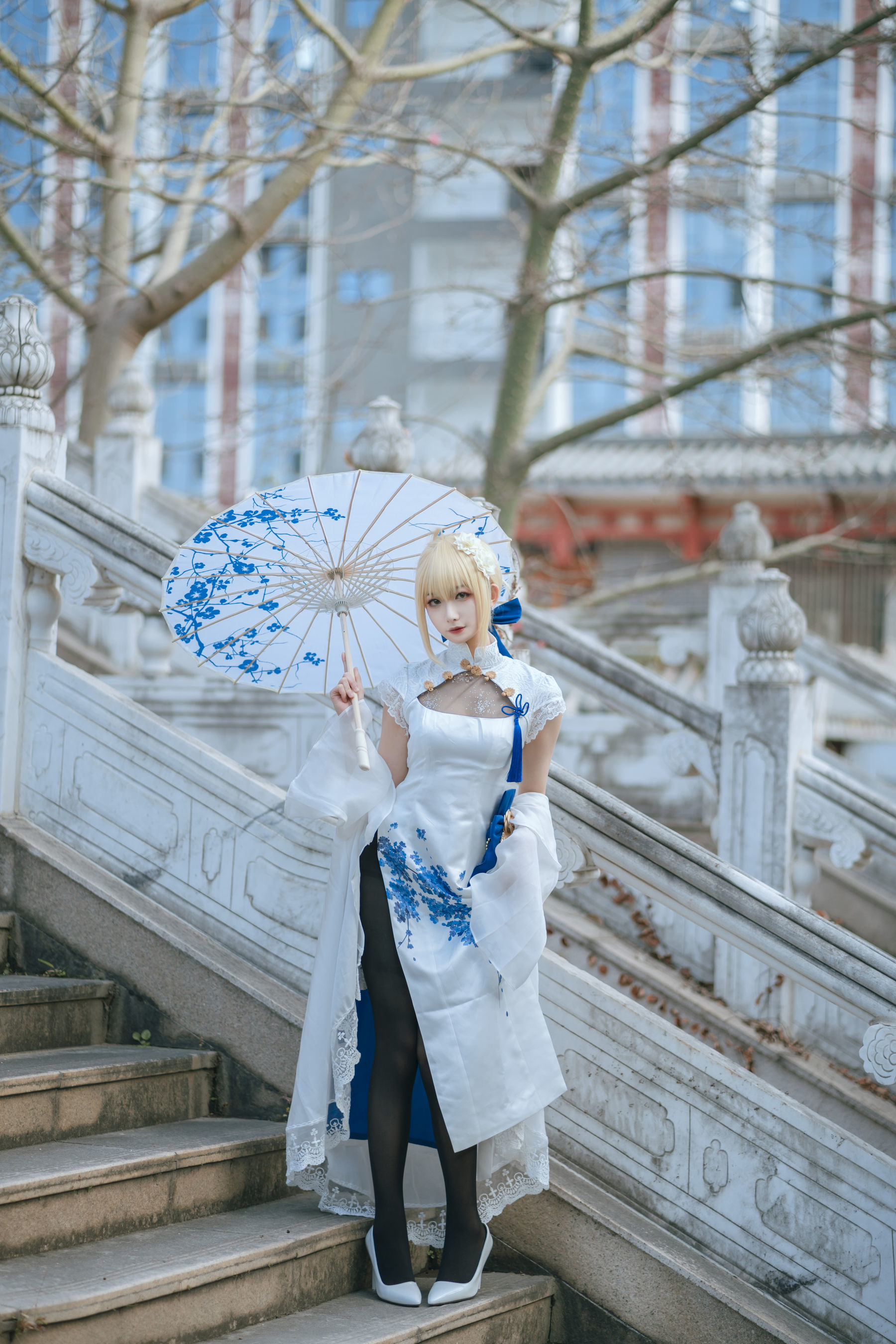 Tập ảnh COSER của ngôi sao mạng] Blogger anime Phong Giang Giang v - Saber Áo qipao