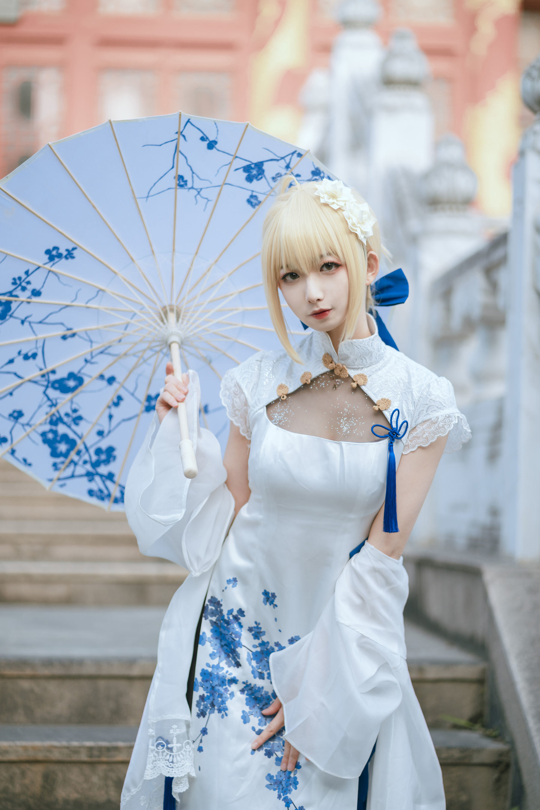 Tập ảnh COSER của ngôi sao mạng] Blogger anime Phong Giang Giang v - Saber Áo qipao