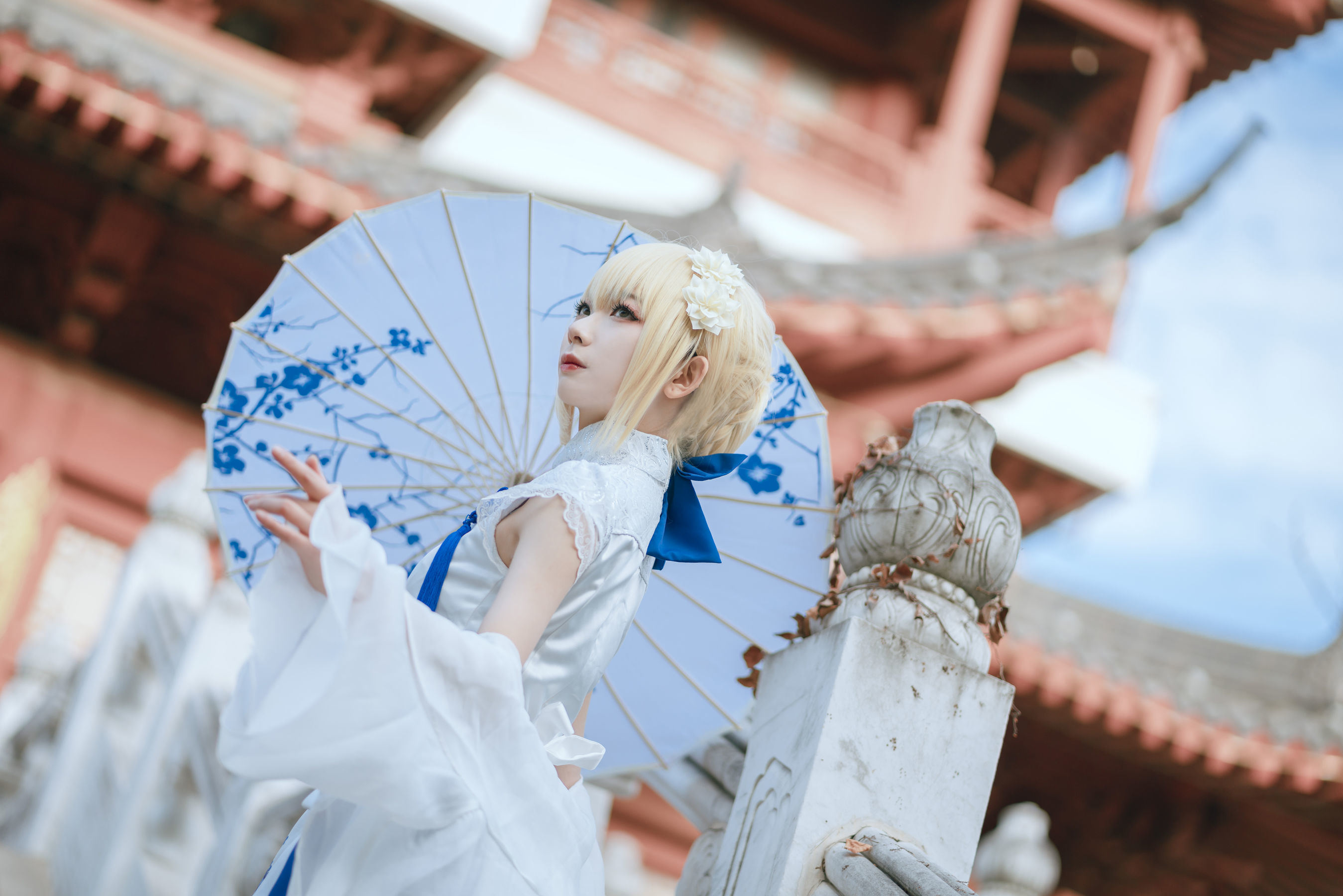 Tập ảnh COSER của ngôi sao mạng] Blogger anime Phong Giang Giang v - Saber Áo qipao