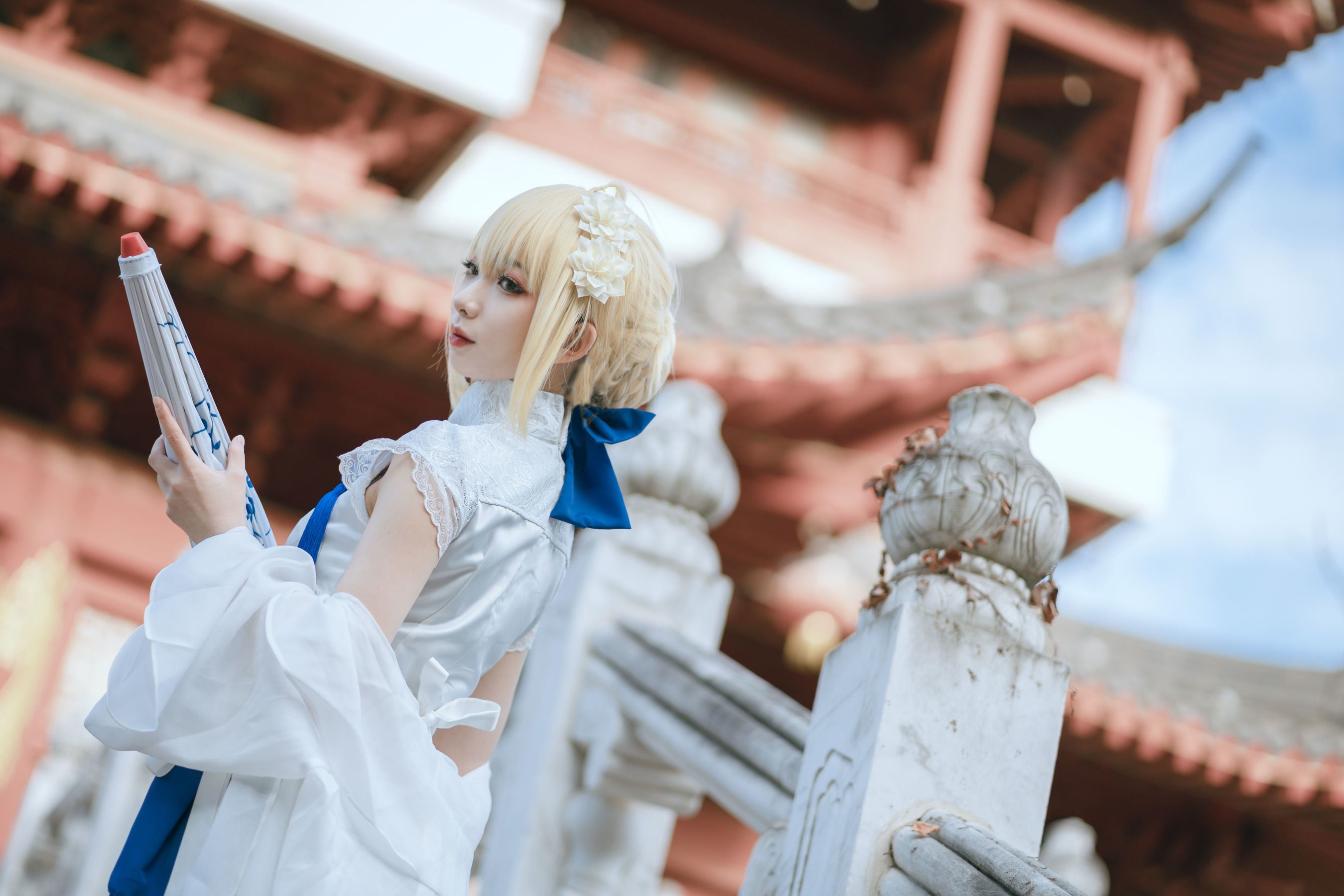 Tập ảnh COSER của ngôi sao mạng] Blogger anime Phong Giang Giang v - Saber Áo qipao