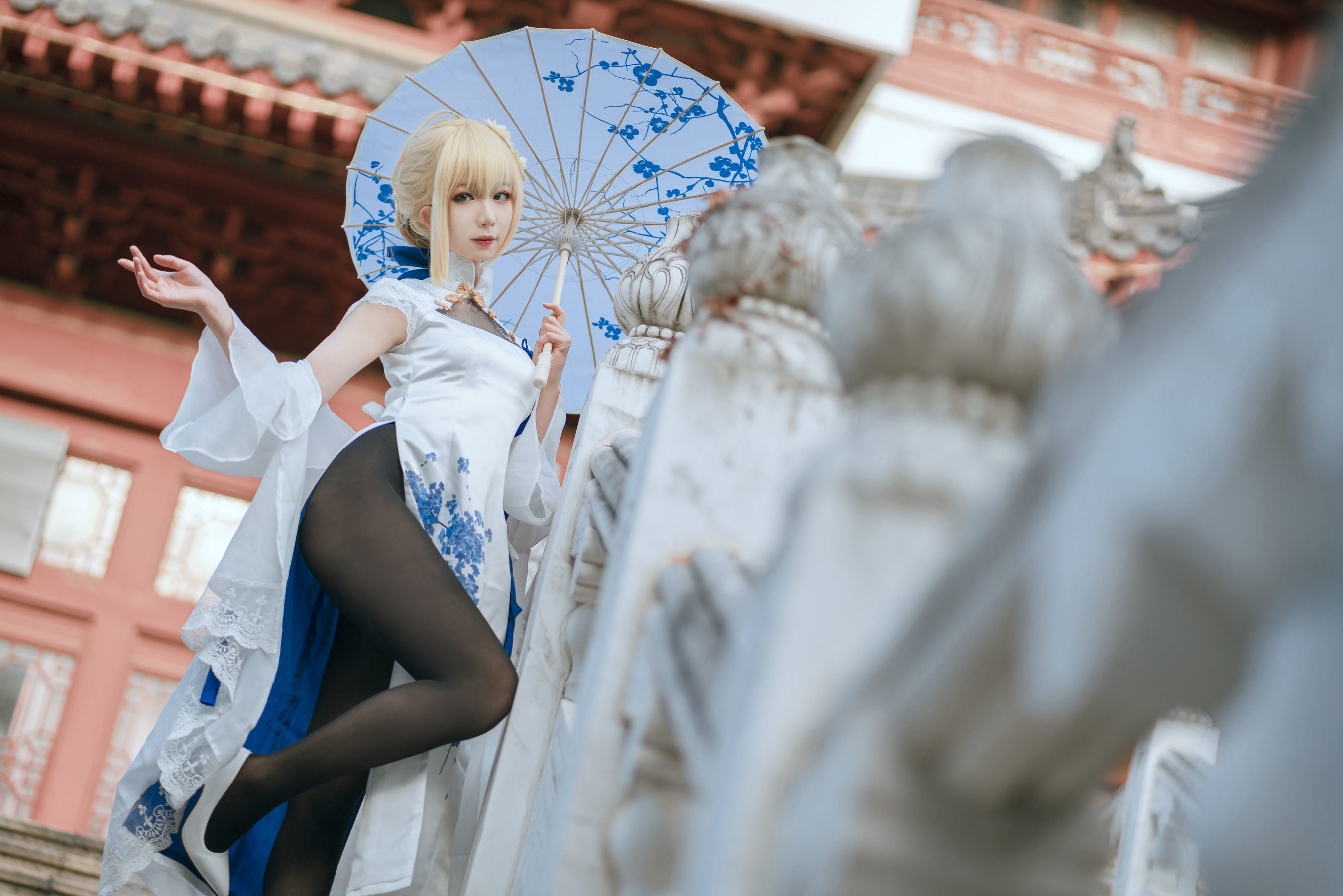 Tập ảnh COSER của ngôi sao mạng] Blogger anime Phong Giang Giang v - Saber Áo qipao