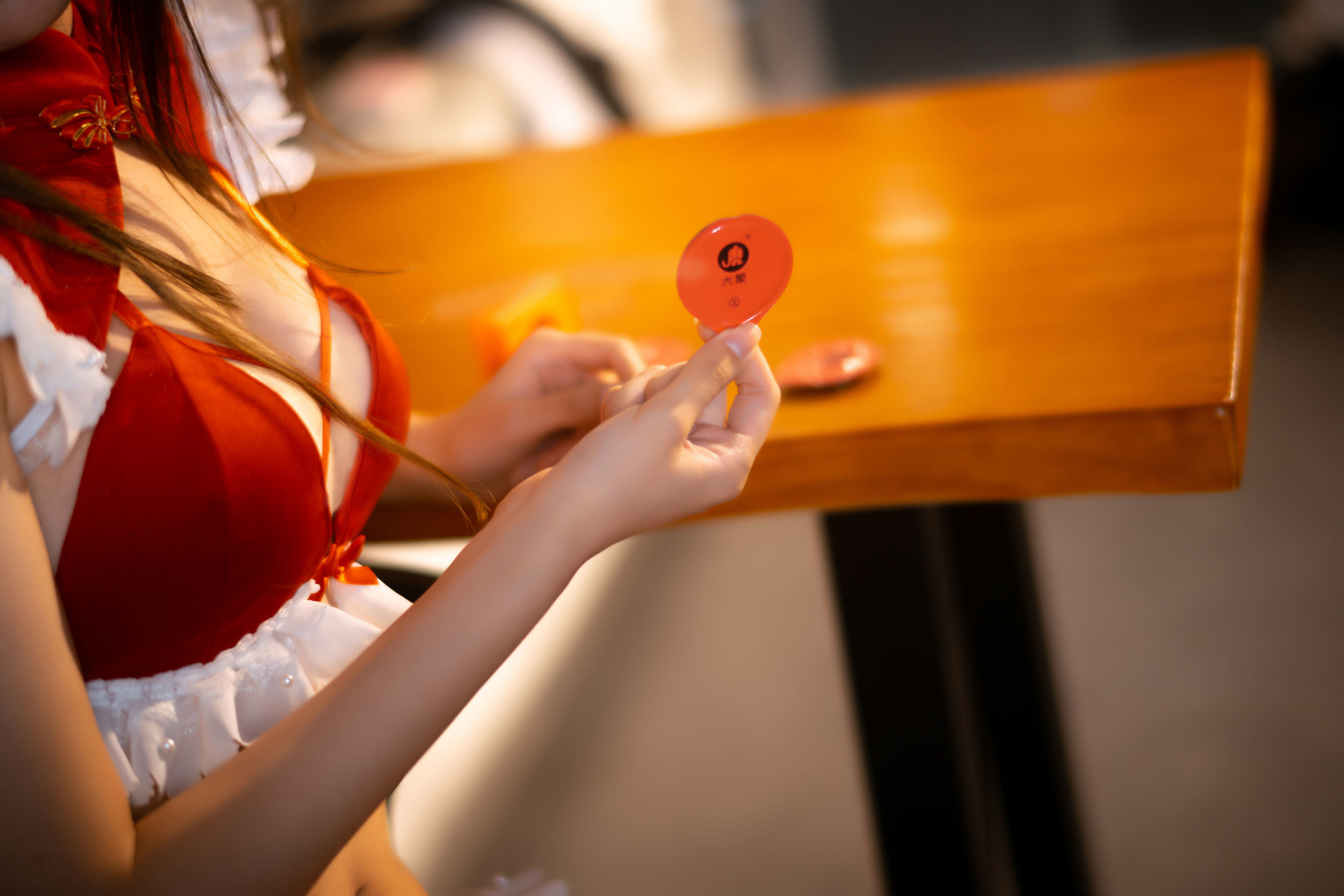 網紅COSER寫真] 動漫博主阮邑_仙女 - 大象 紅色